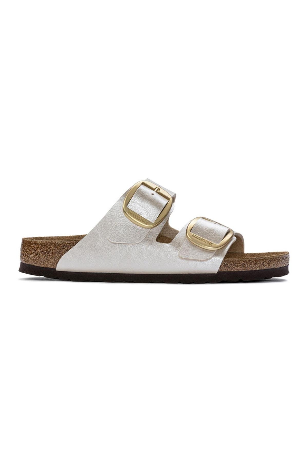 Birkenstock 1020021 Arizona Big Buckle Terlik BEYAZ