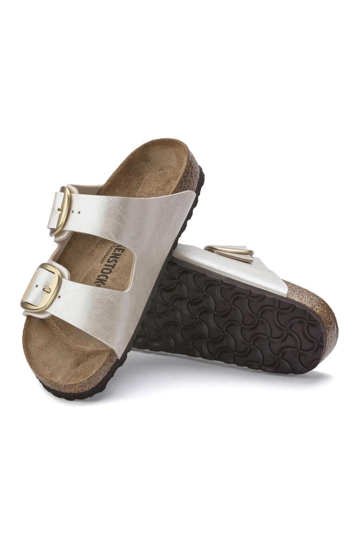 Birkenstock 1020021 Arizona Big Buckle Terlik BEYAZ