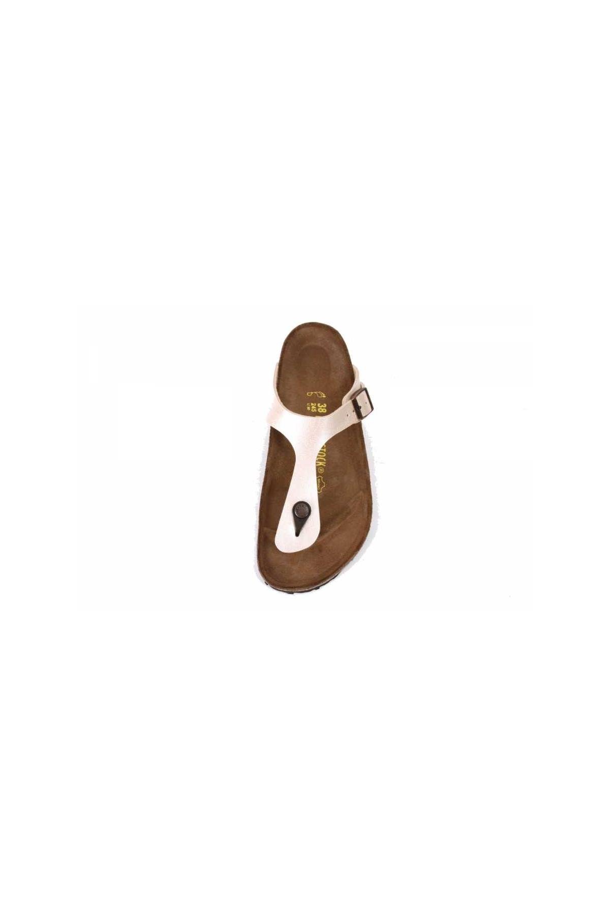 Birkenstock Gizeh Bf 943871 Kadin Terlik Beyaz