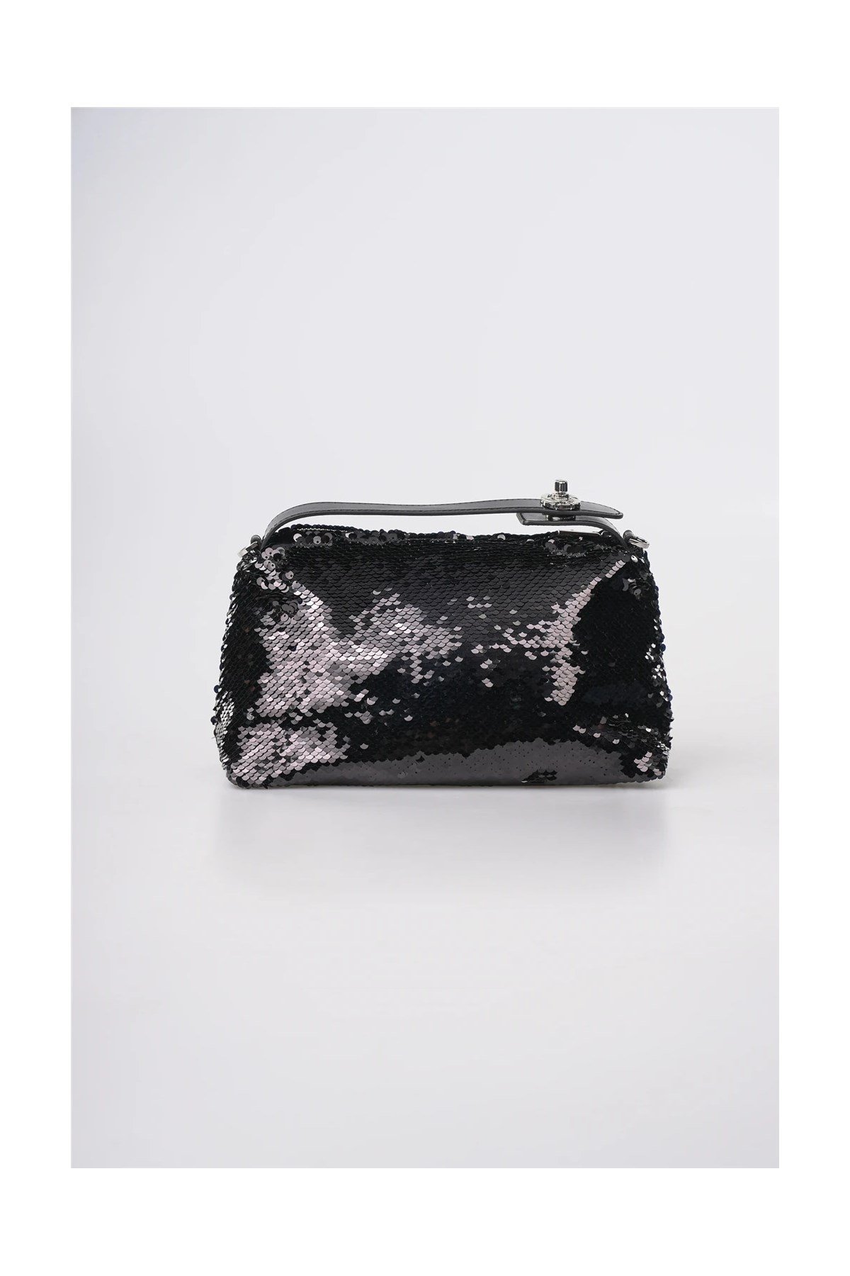 CCS 18256 PAYETLİ CLUTCH ÇANTA SİYAH