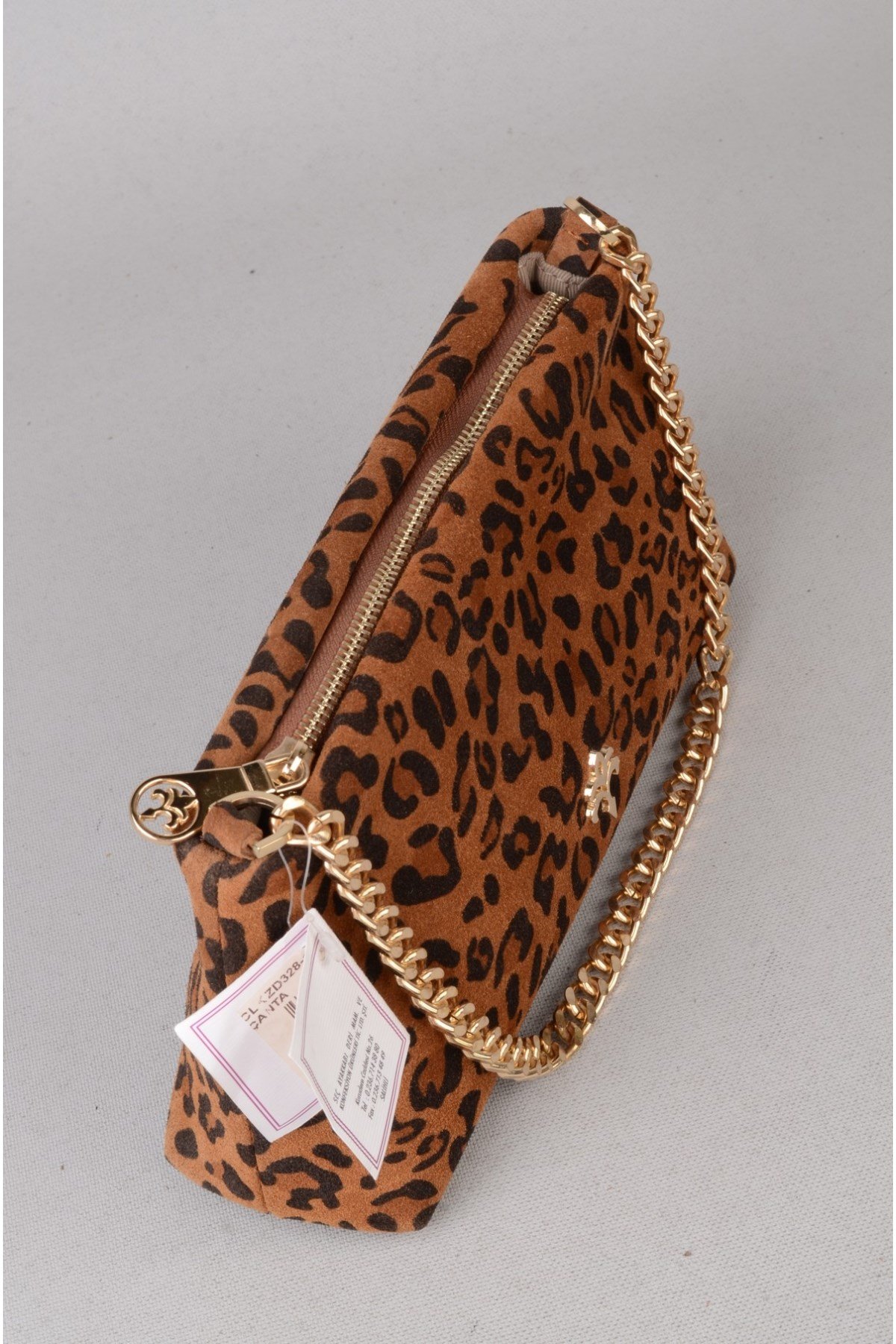 CLK ZD328-1 KADIN ÇAPRAZ ÇANTA TABA-LEOPAR
