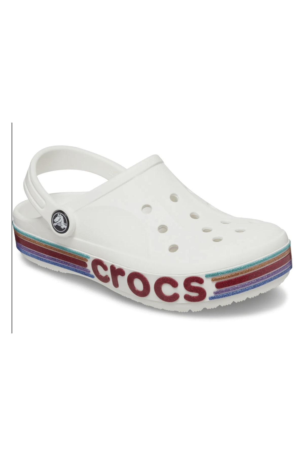 Crocs Bayaband Rainbow Glitter Clg kids BEYAZ