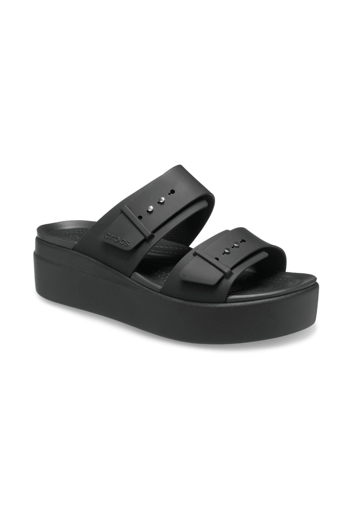 Crocs Brooklyn Buckle LowWdg Terlik SİYAH