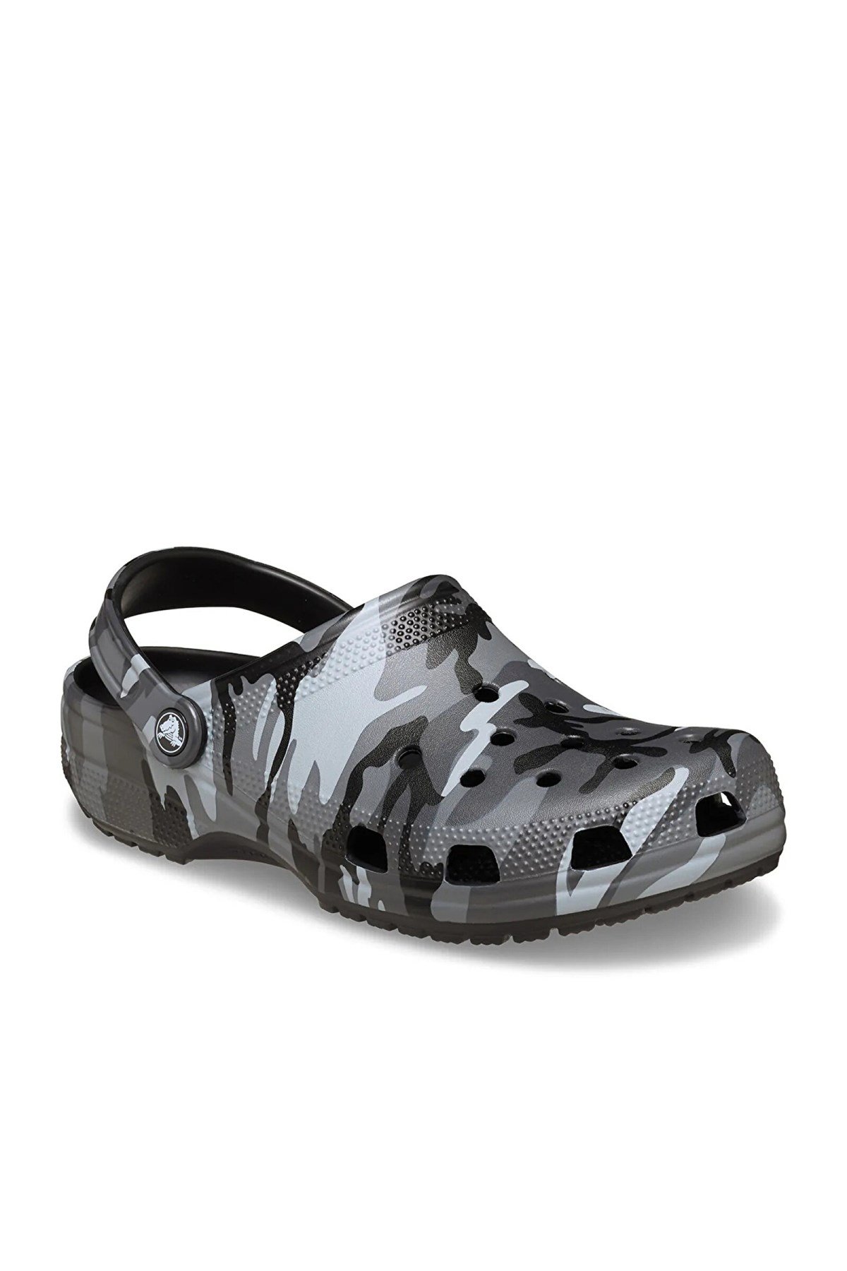 Crocs Classic Camouflage Clog Erkek Terlik SİYAH-GRİ