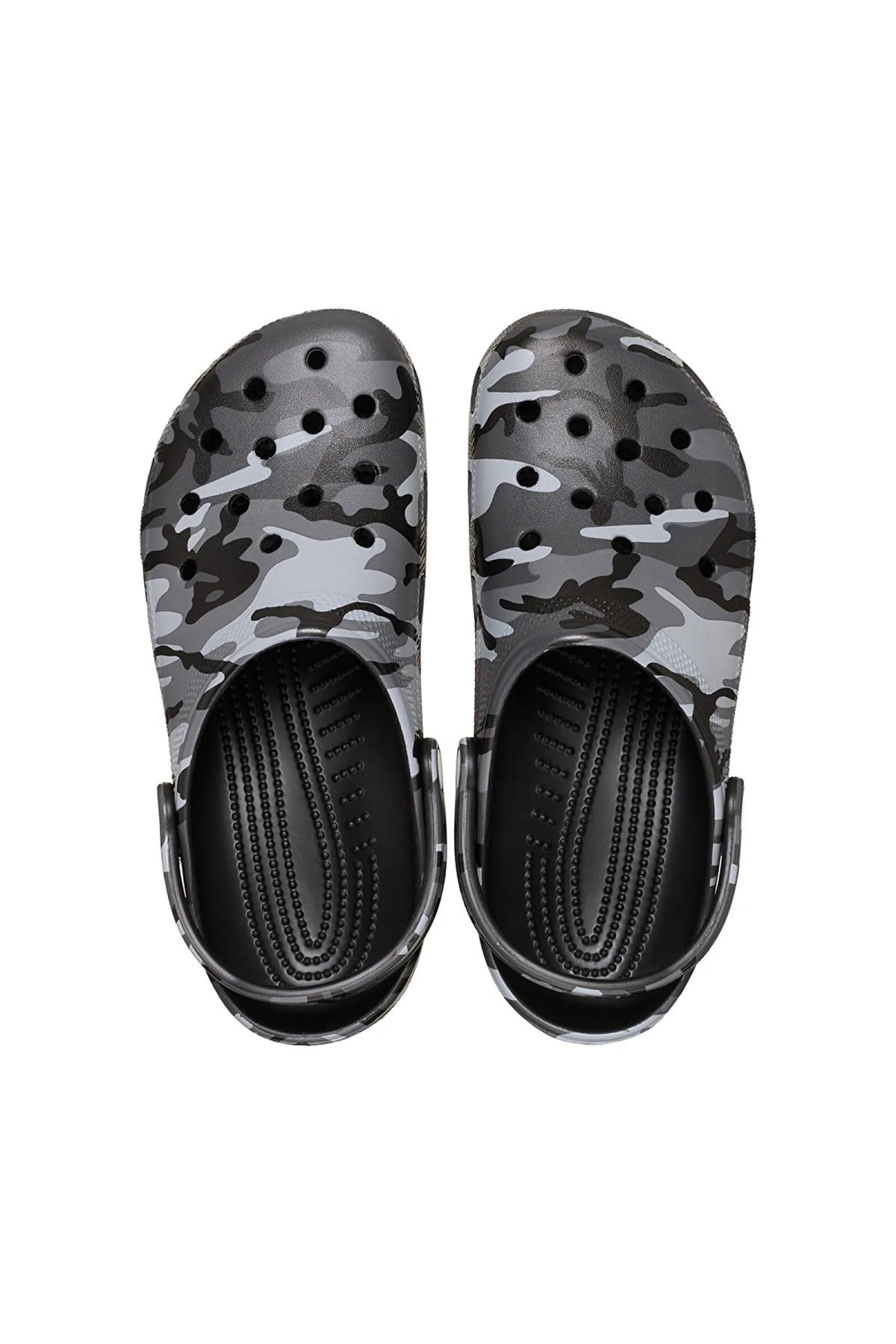Crocs Classic Camouflage Clog Erkek Terlik SİYAH-GRİ