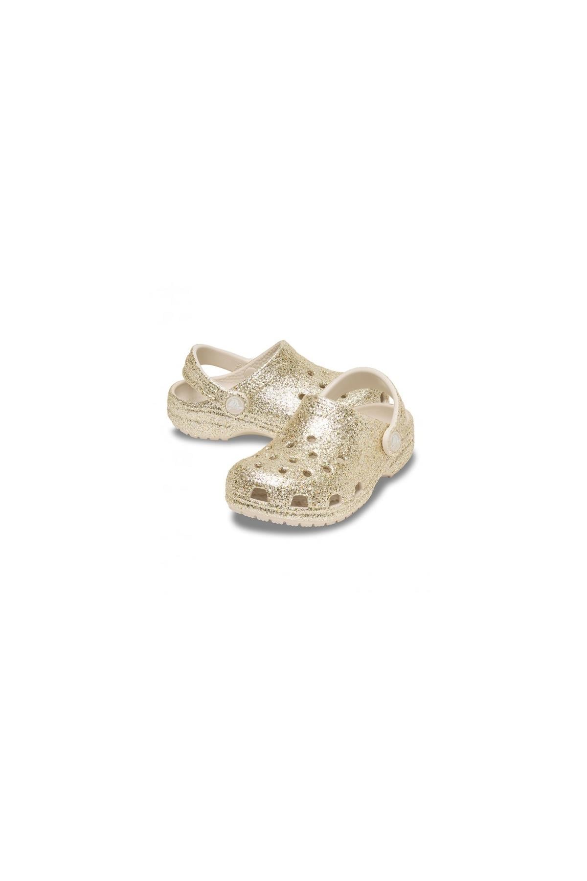 Crocs Classic Chunky Glitter Clog K ALTIN SİM