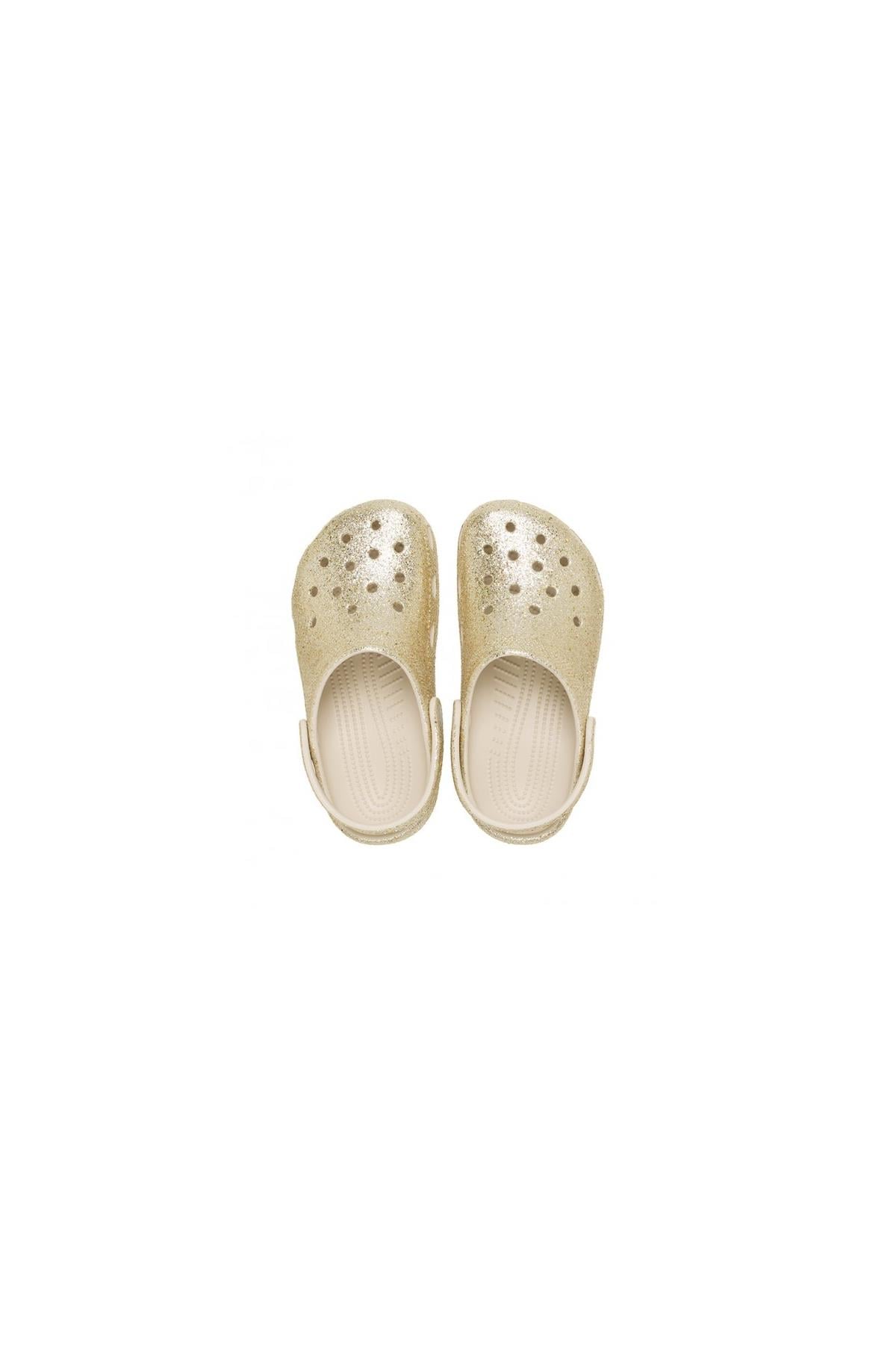 Crocs Classic Chunky Glitter Clog K ALTIN SİM