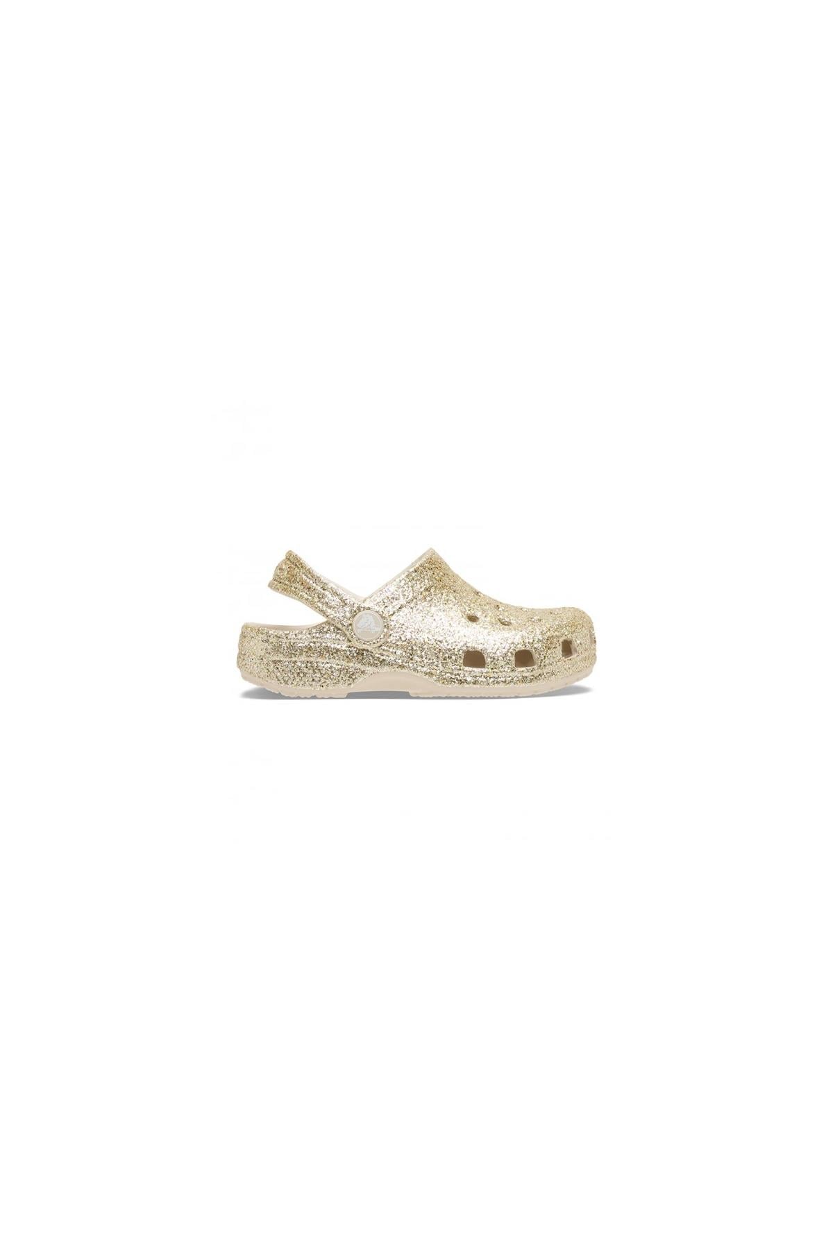 Crocs Classic Chunky Glitter Clog K ALTIN SİM