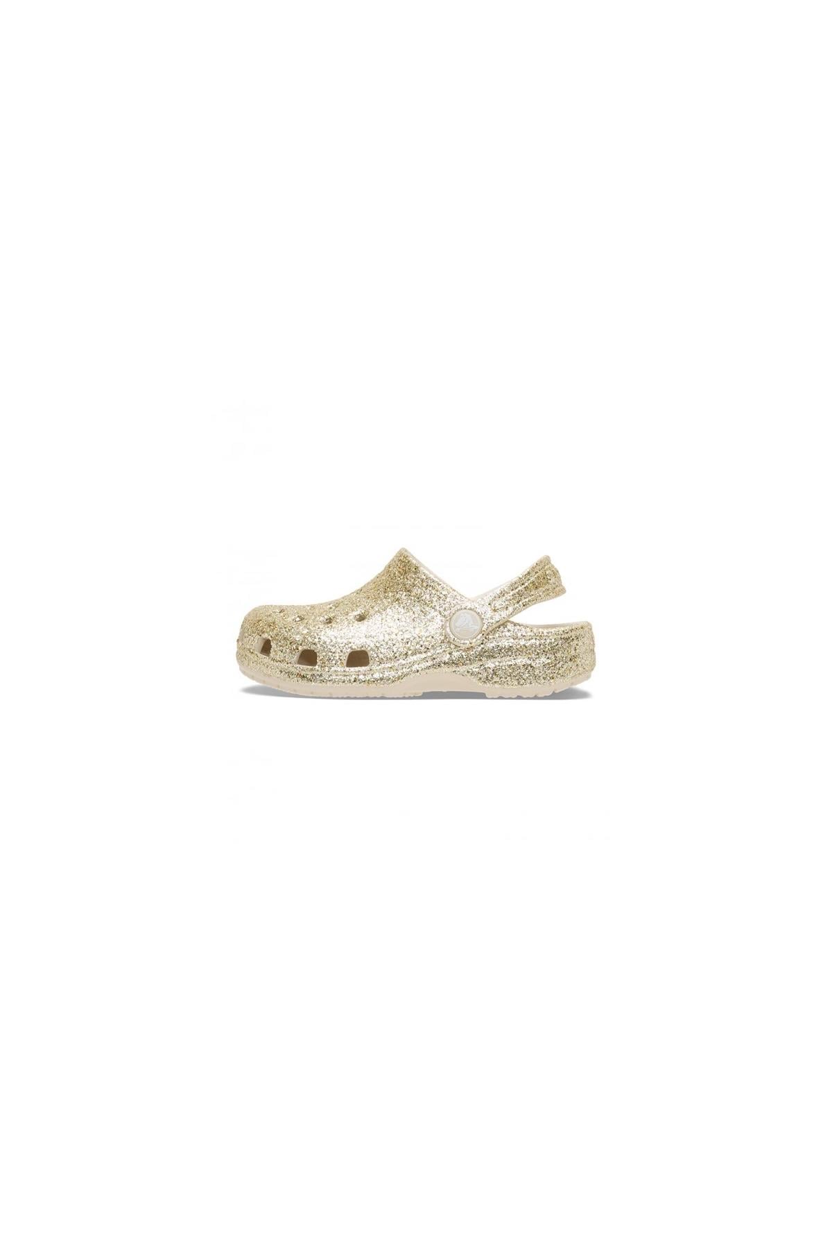 Crocs Classic Chunky Glitter Clog K ALTIN SİM