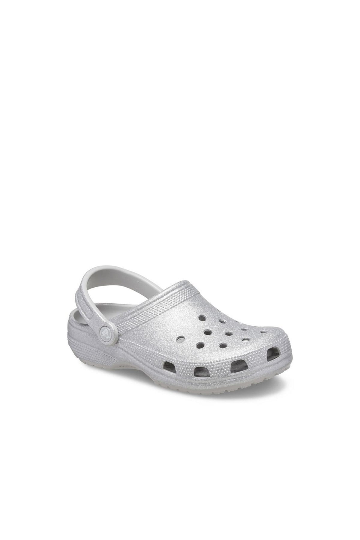 Crocs Classic Glitter Clog Silver Glitter