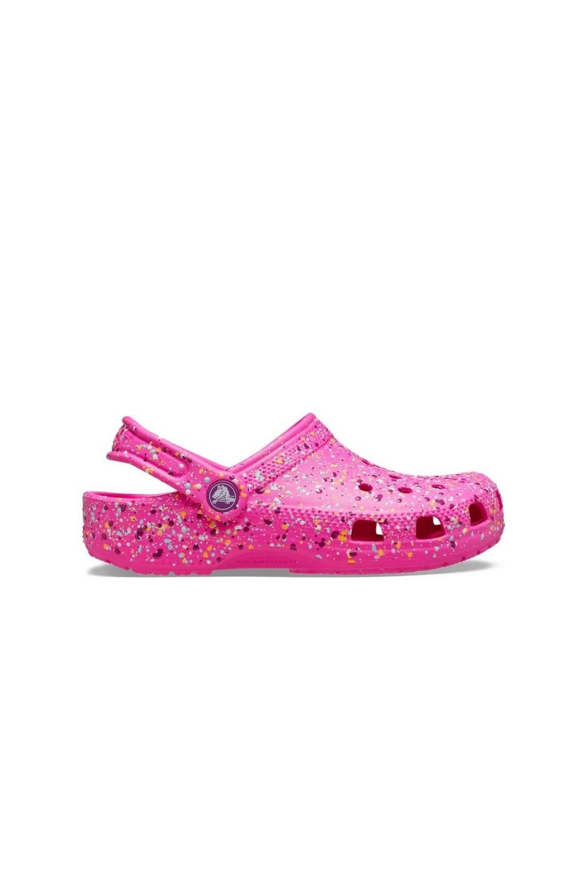 Crocs Classic Paint Splatter Clog K PEMBE