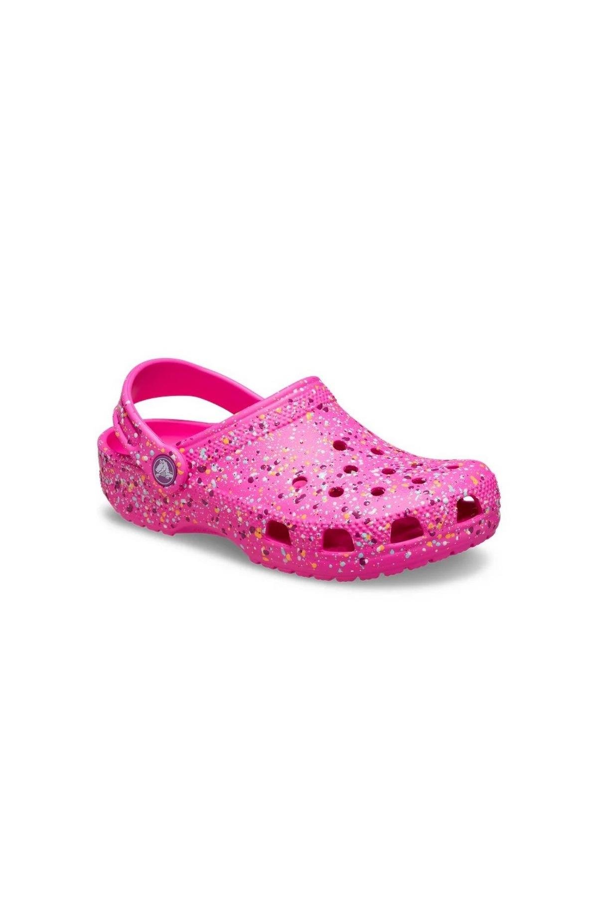 Crocs Classic Paint Splatter Clog K PEMBE