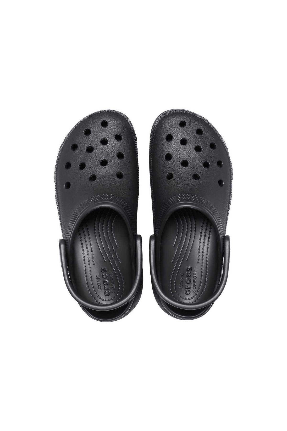CROCS CLASSIC PLATFORM CLOG W SİYAH