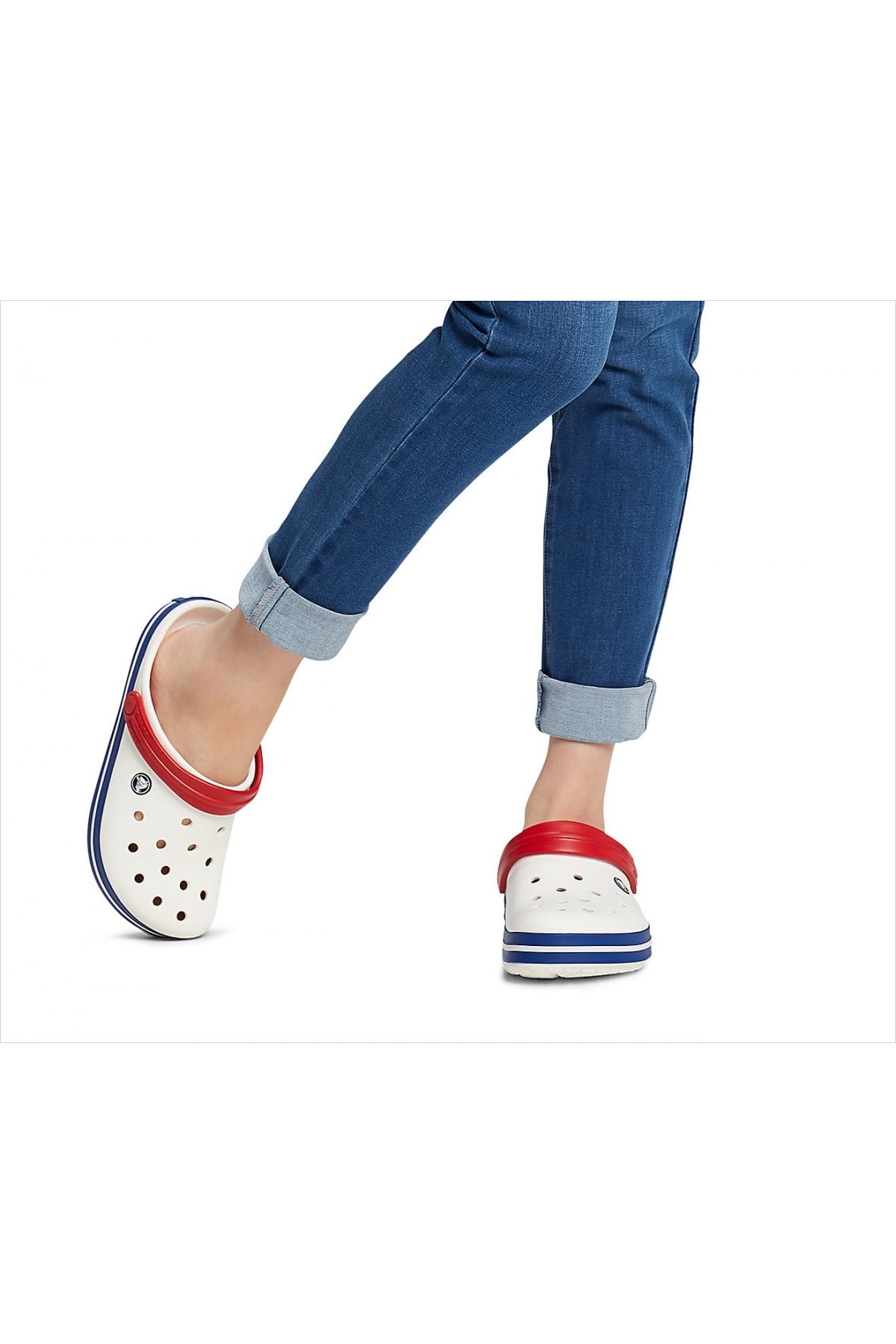 Crocs Crocband -B- Beyaz-Lacivert