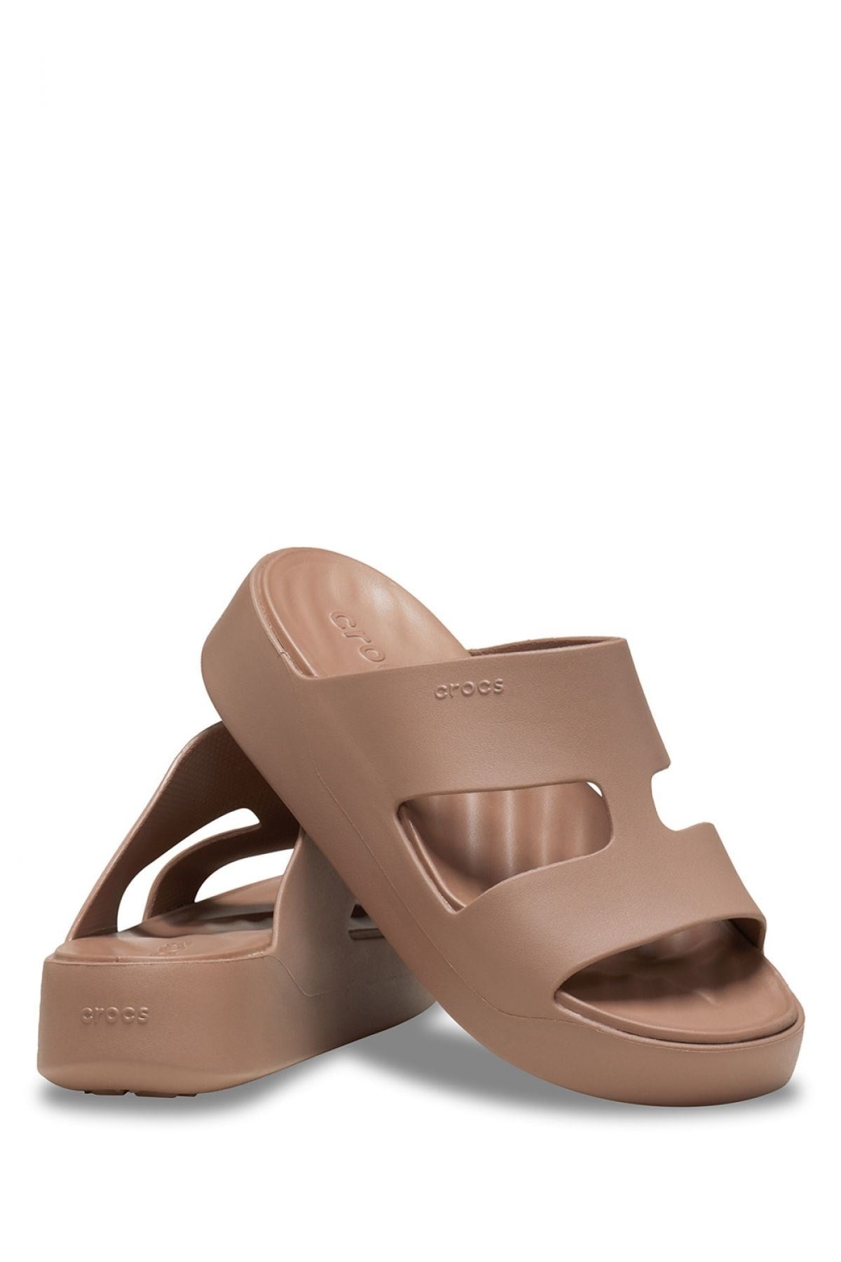 Crocs Getaway Platform H-Strap KAHVE