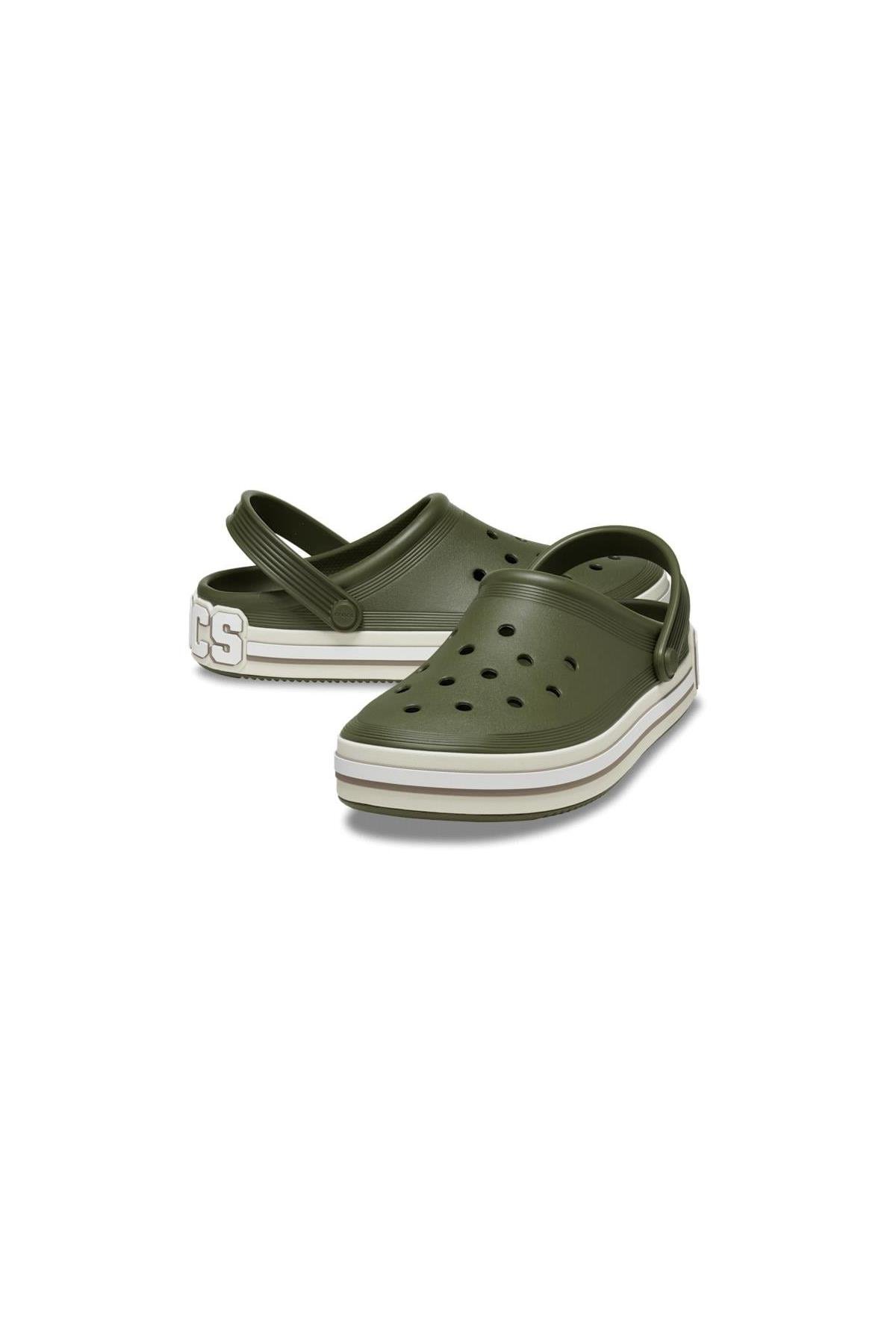 Crocs Off Court Logo Clog Unisex Terlik HAKİ