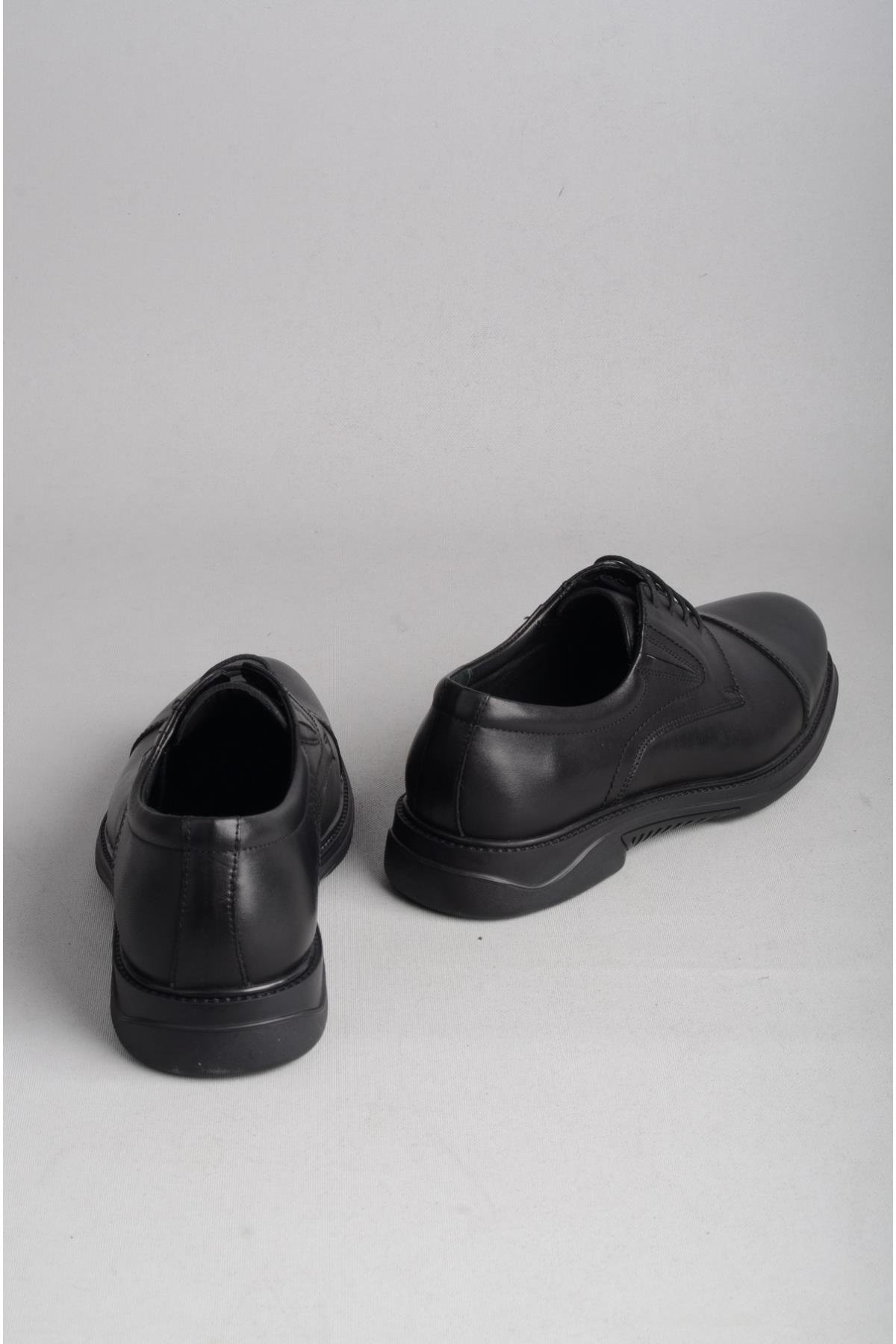 DR. JELL'S 5Y2340 HAKİKİ DERİ ANATOMİK ERKEK AYAKKABI SİYAH