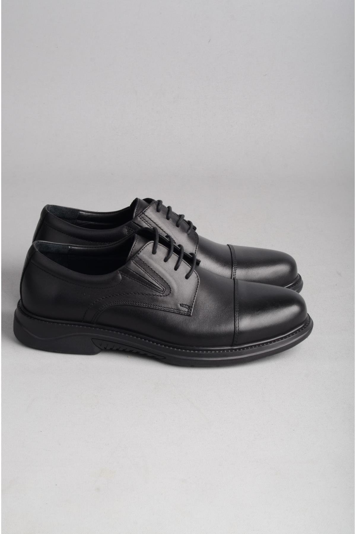 DR. JELL'S 5Y2340 HAKİKİ DERİ ANATOMİK ERKEK AYAKKABI SİYAH