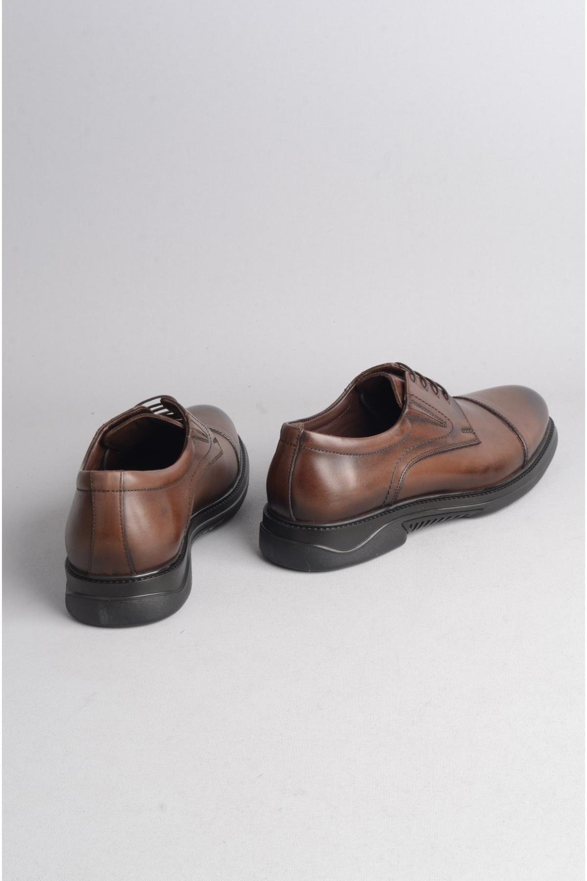 DR. JELL'S 5Y2340 HAKİKİ DERİ ANATOMİK ERKEK AYAKKABI KAHVE