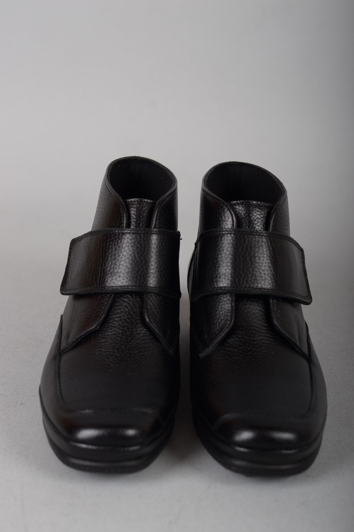 EBRU 7164 COMFORT HAKİKİ DERİ KADIN  BOT SİYAH