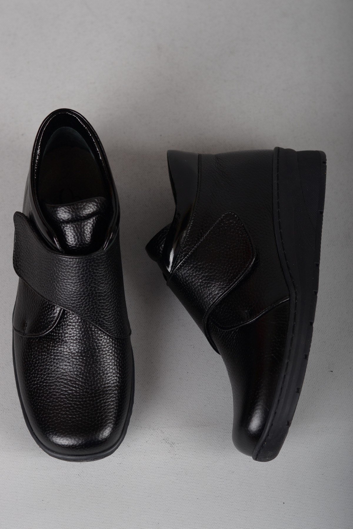 EBRU 857 COMFORT HAKİKİ DERİ KADIN BOT SİYAH