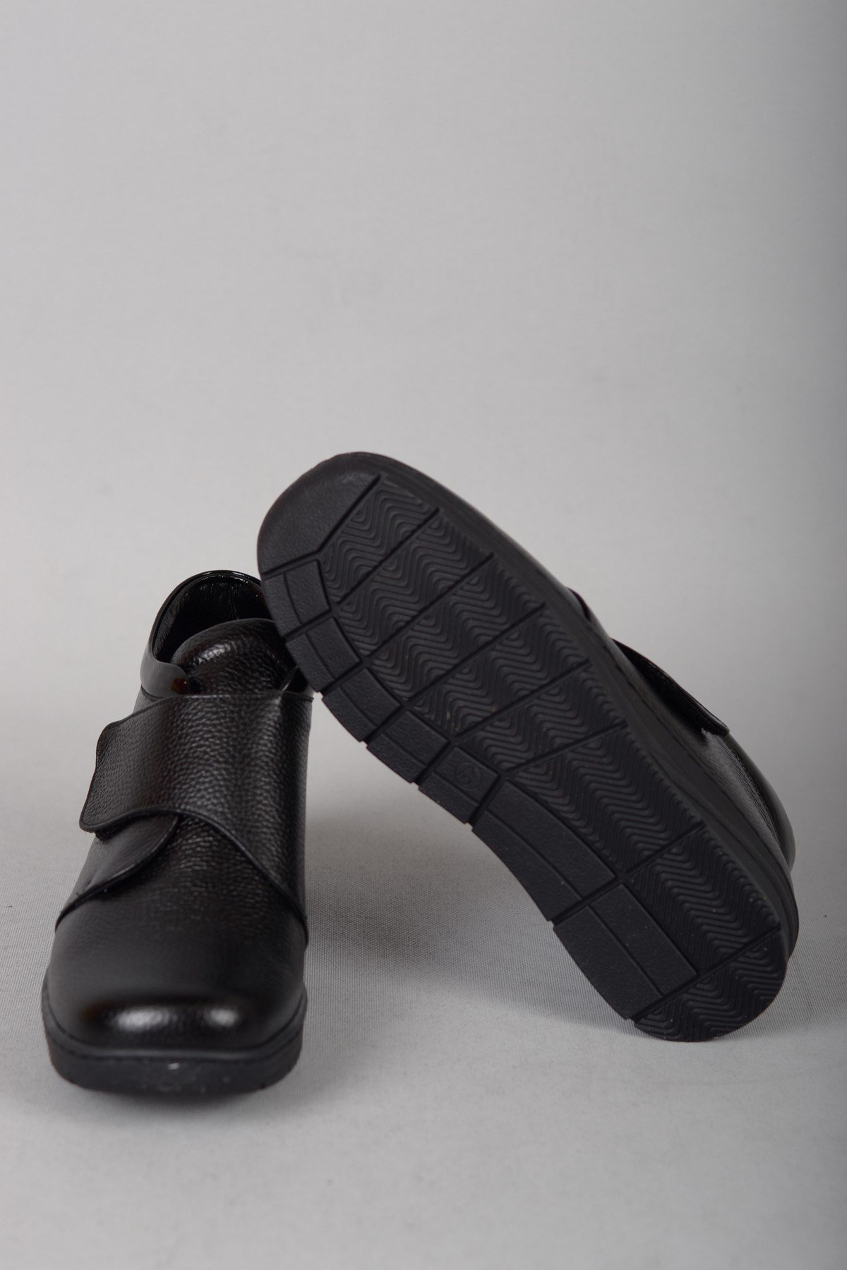 EBRU 857 COMFORT HAKİKİ DERİ KADIN BOT SİYAH