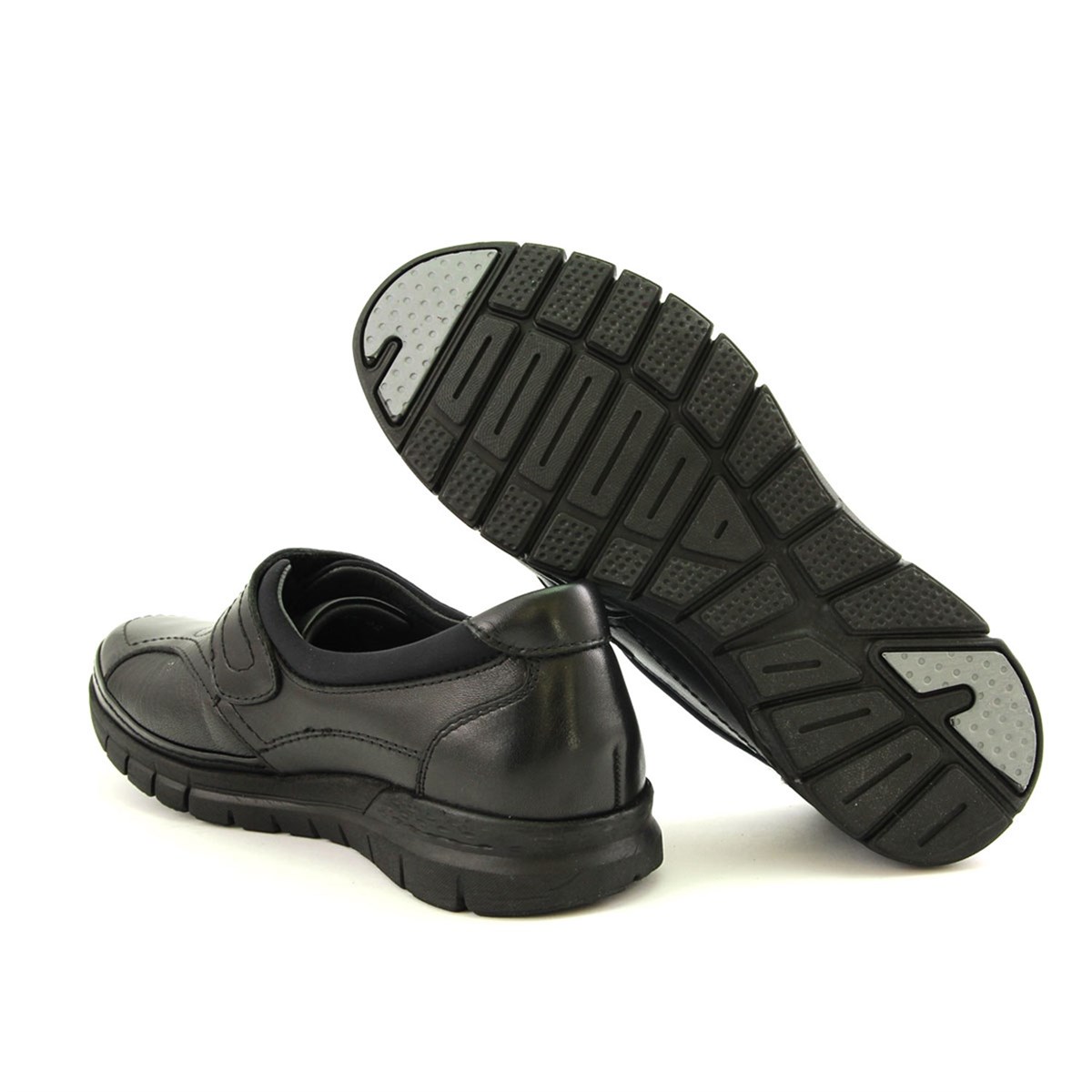 Forelli 29445 Hakiki Deri Bayan Comfort Ayakkabi Siyah