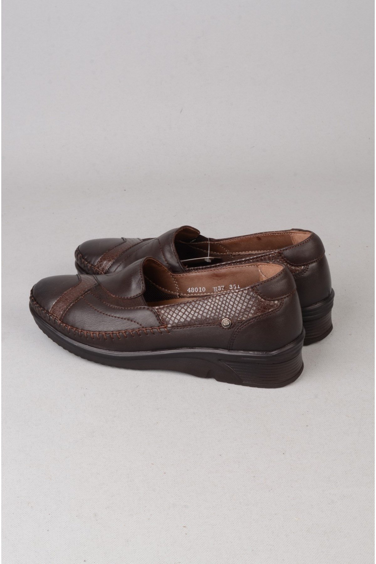 FORELLİ 48010 YONCA HAKİKİ DERİ  KADIN COMFORT AYAKKABI KAHVE