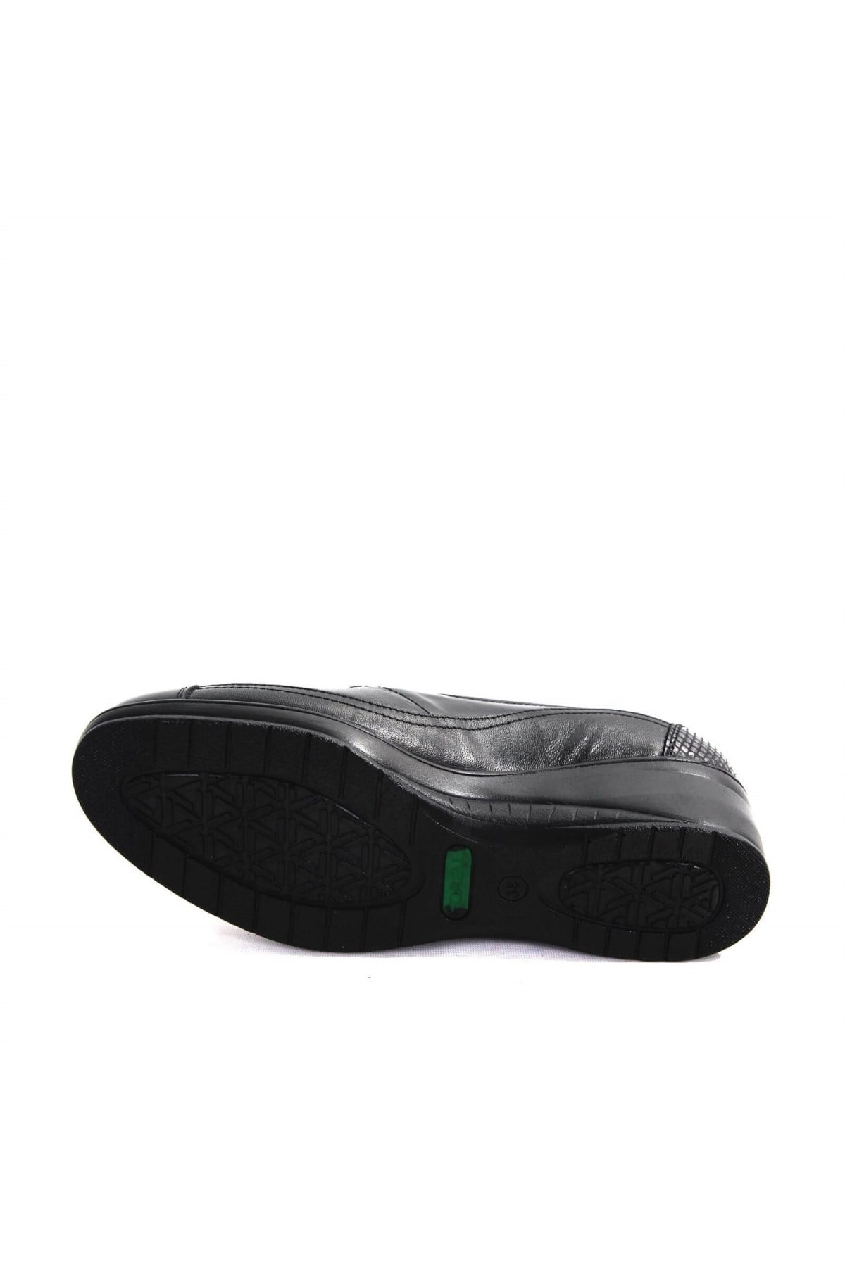 Forelli 57603 Hakiki Deri Comfort Kadin Ayakkabi Siyah
