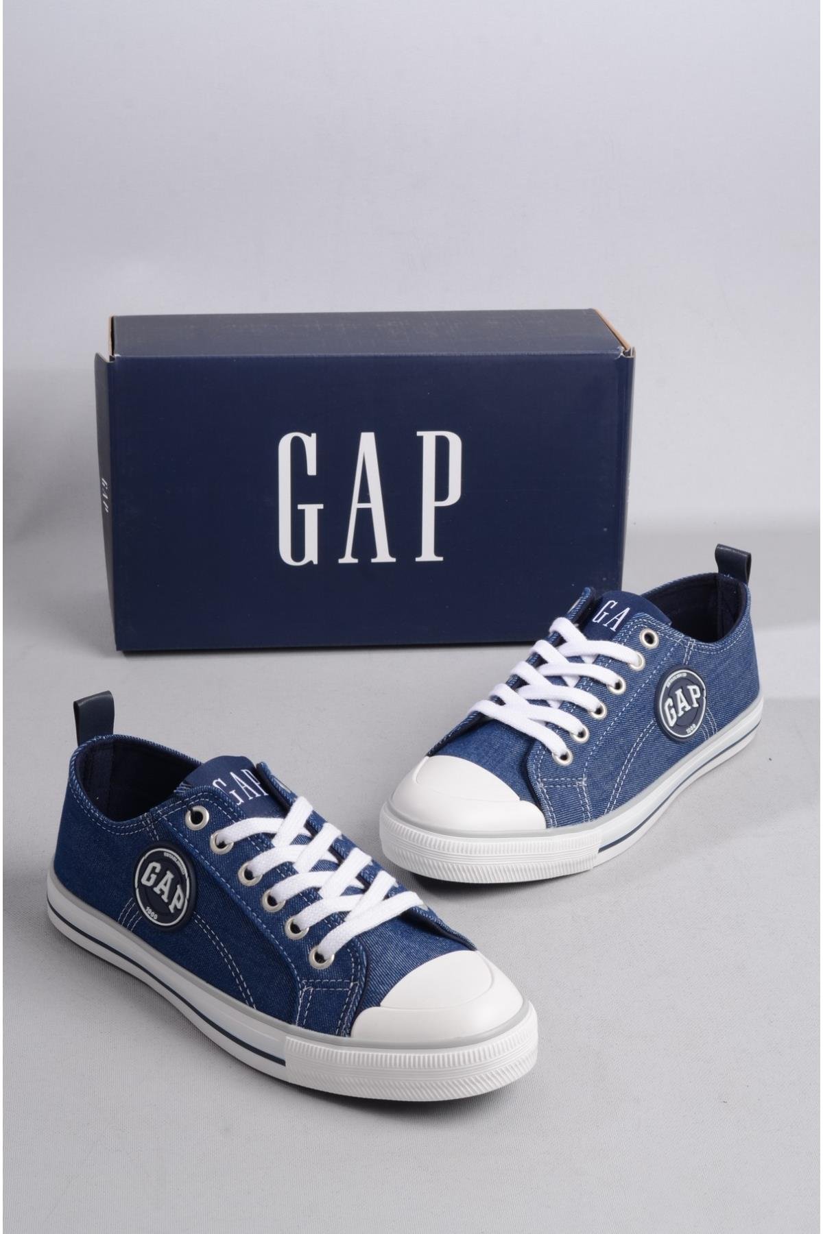 GAP HOUSTON DNM  GP1015  KETEN SNEAKERS AYAKKABI KOT LACİVERT