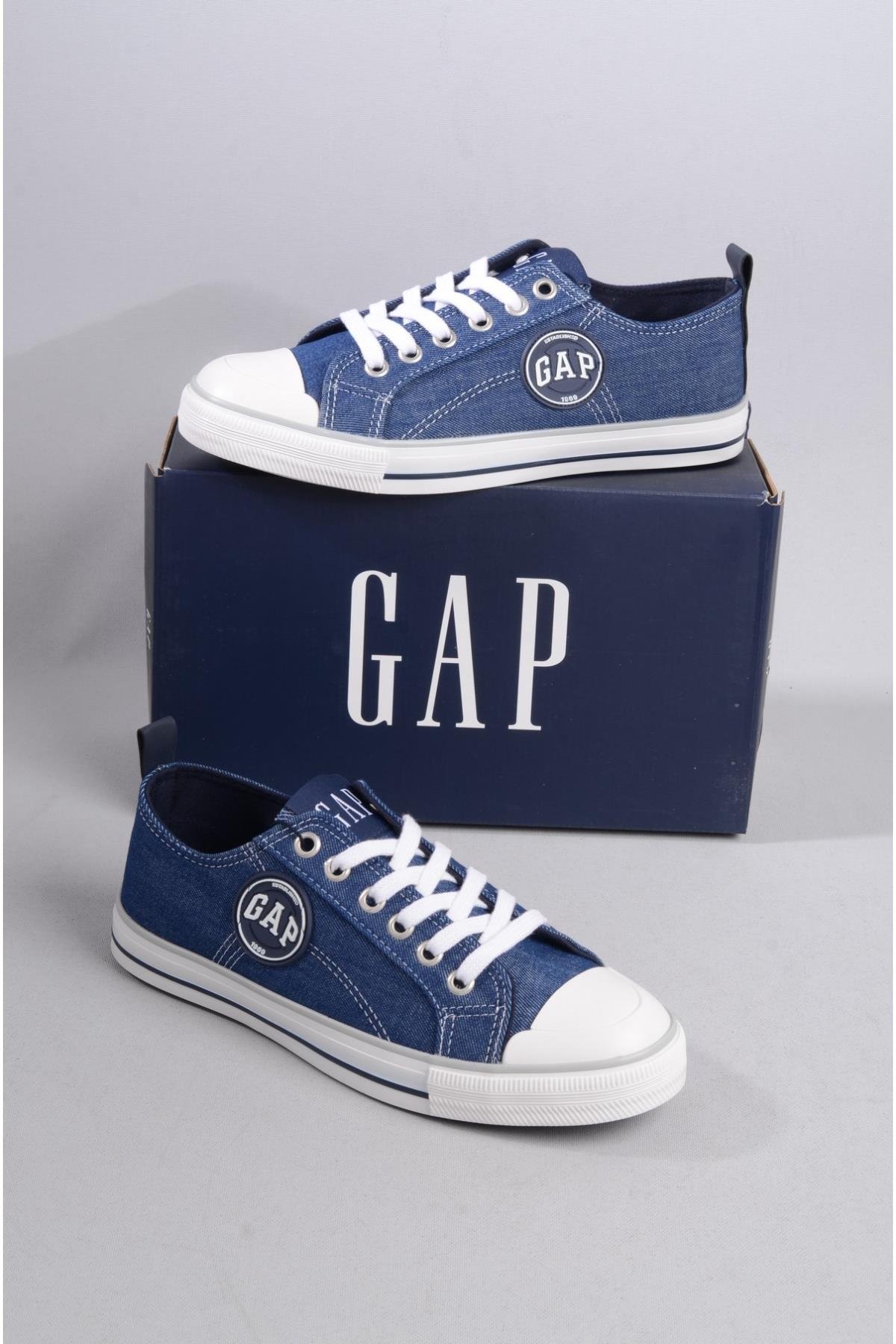 GAP HOUSTON DNM  GP1015  KETEN SNEAKERS AYAKKABI KOT LACİVERT