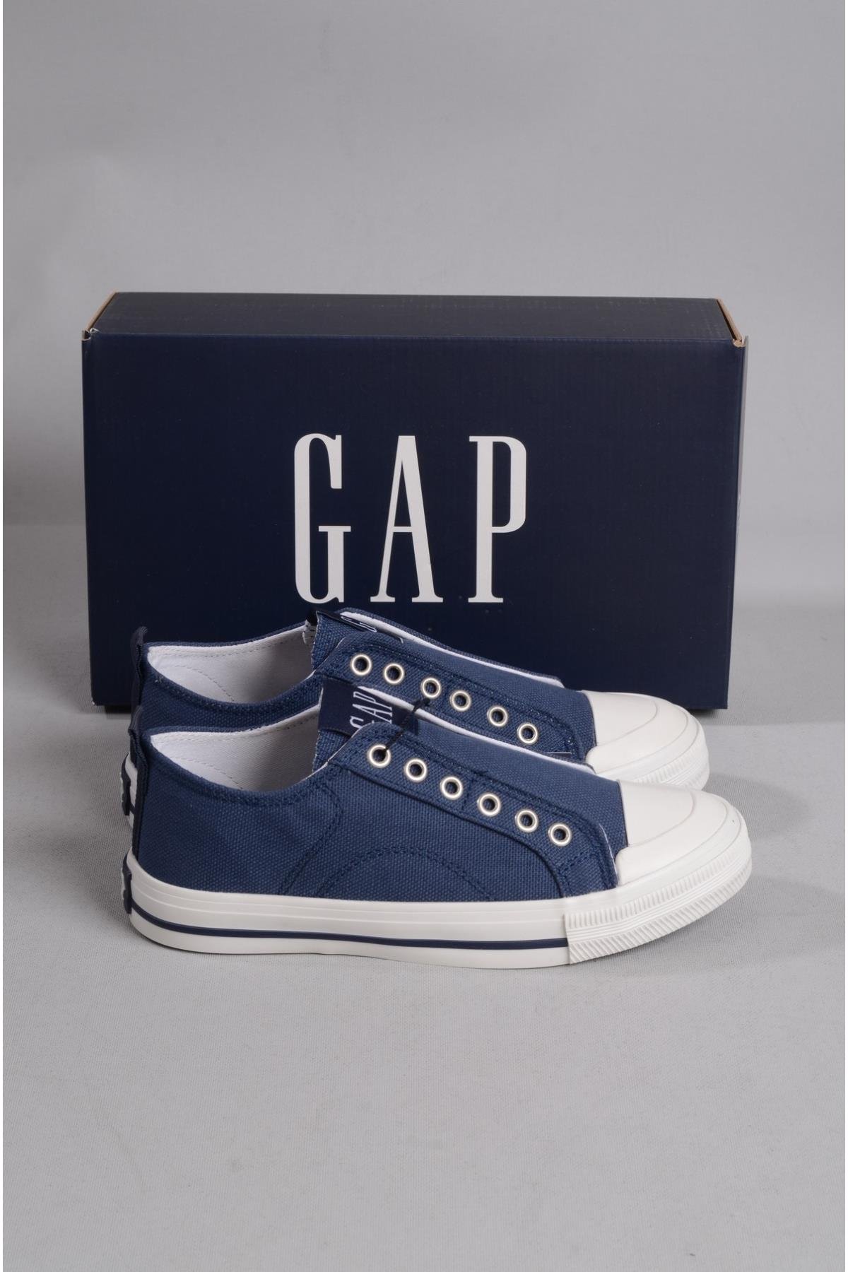 GAP HOUSTON GP1016  KETEN SNEAKERS AYAKKABI LACİVERT