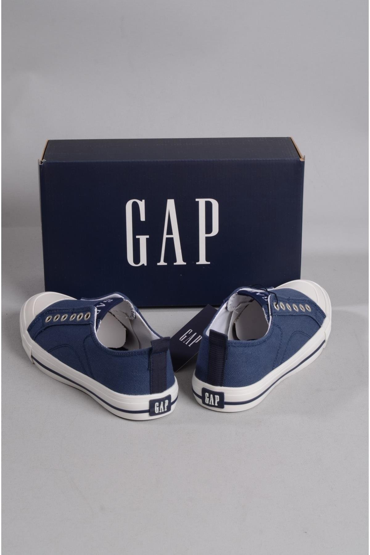 GAP HOUSTON GP1016  KETEN SNEAKERS AYAKKABI LACİVERT