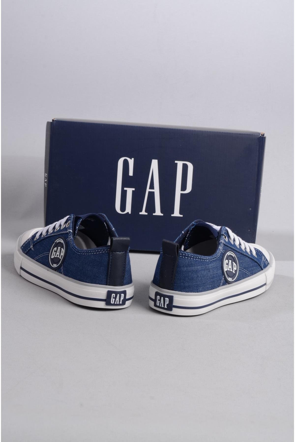 GAP HOUSTON GP1028  KETEN SNEAKERS AYAKKABI KOT LACİVERT