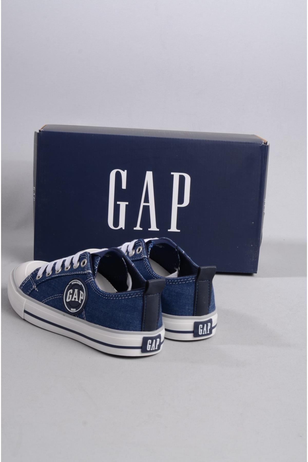 GAP HOUSTON GP1028  KETEN SNEAKERS AYAKKABI KOT LACİVERT