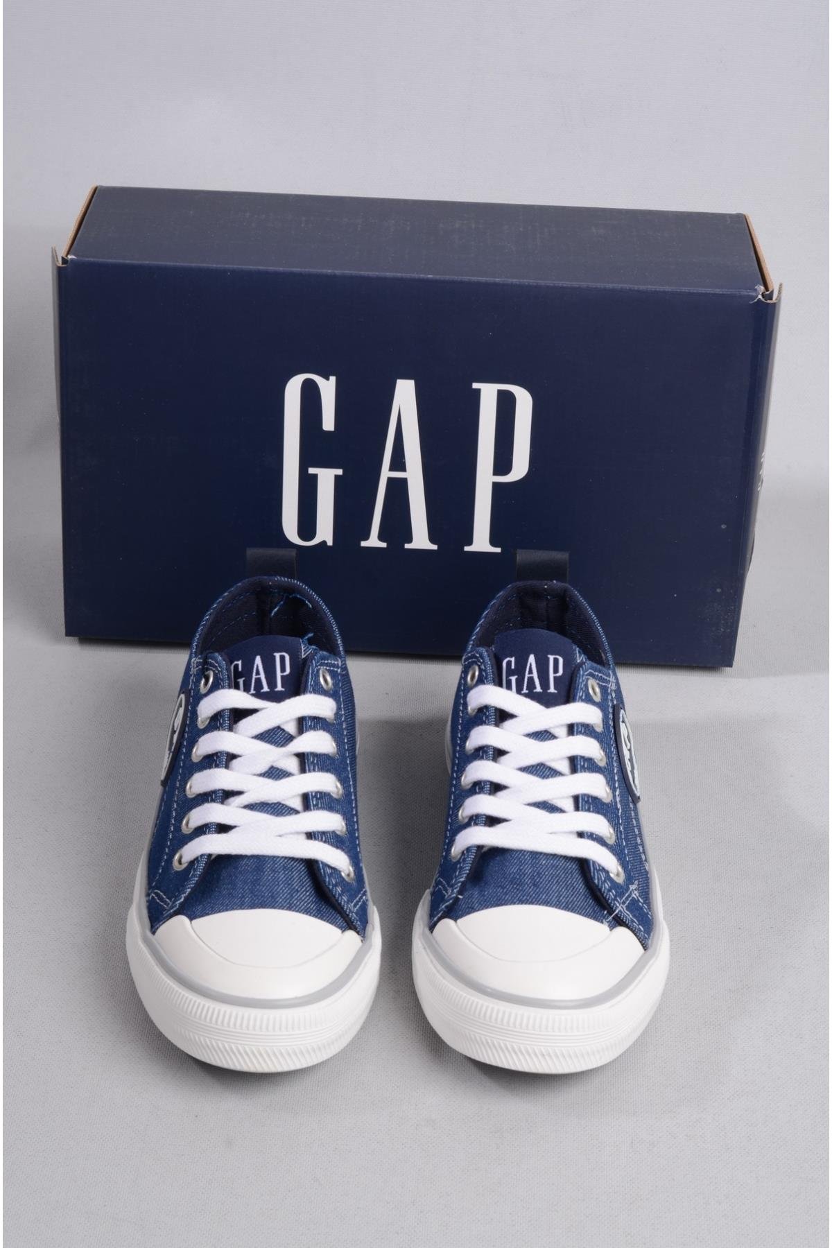 GAP HOUSTON GP1028  KETEN SNEAKERS AYAKKABI KOT LACİVERT
