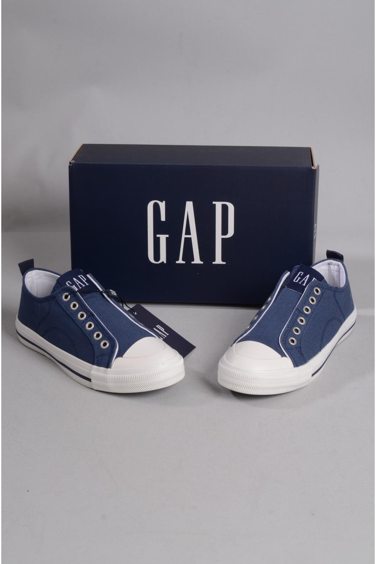 GAP HOUSTON GP1035  KETEN SNEAKERS AYAKKABI LACİVERT