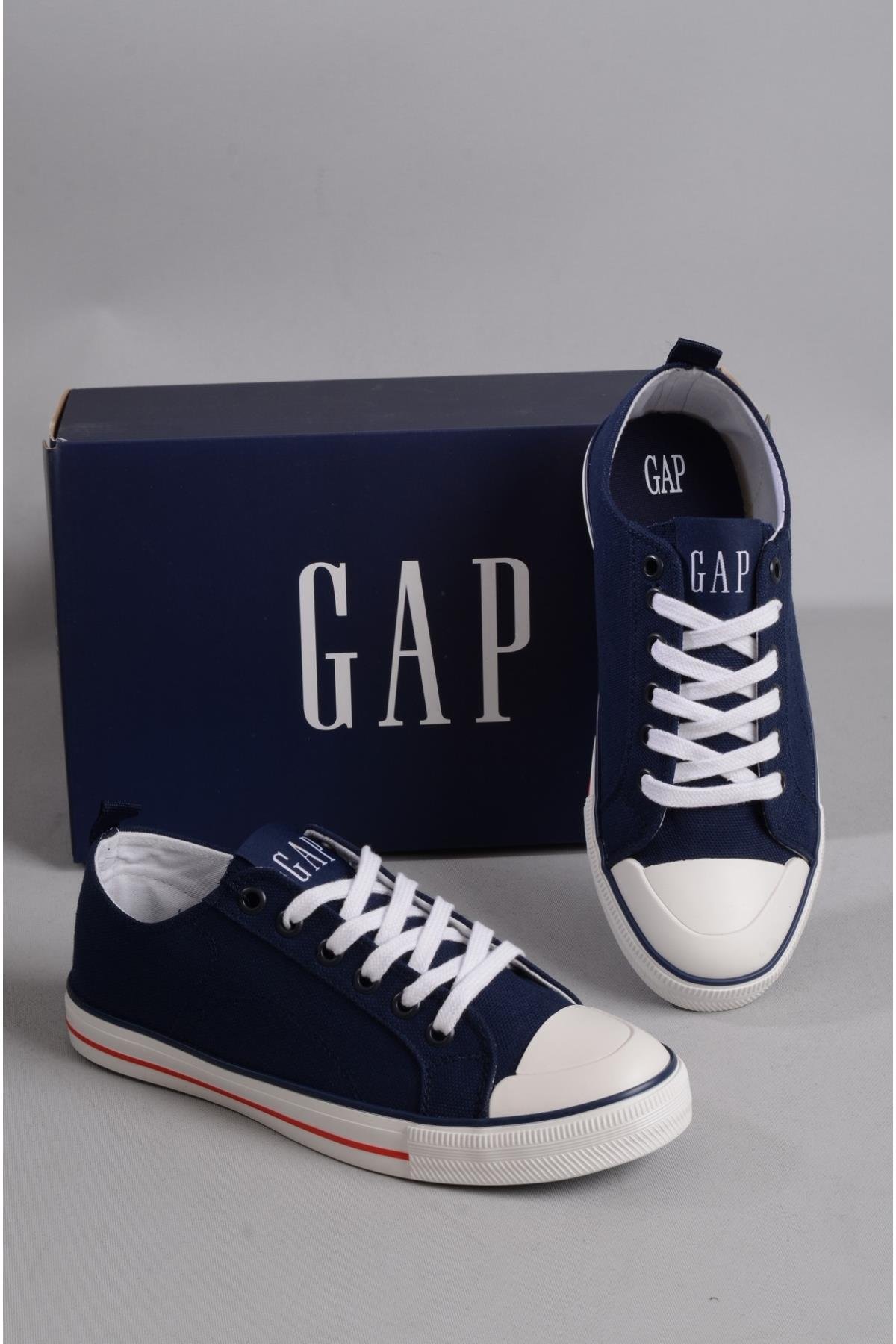 GAP HOUSTON MID GP1014  KETEN SNEAKERS AYAKKABI LACİVERT