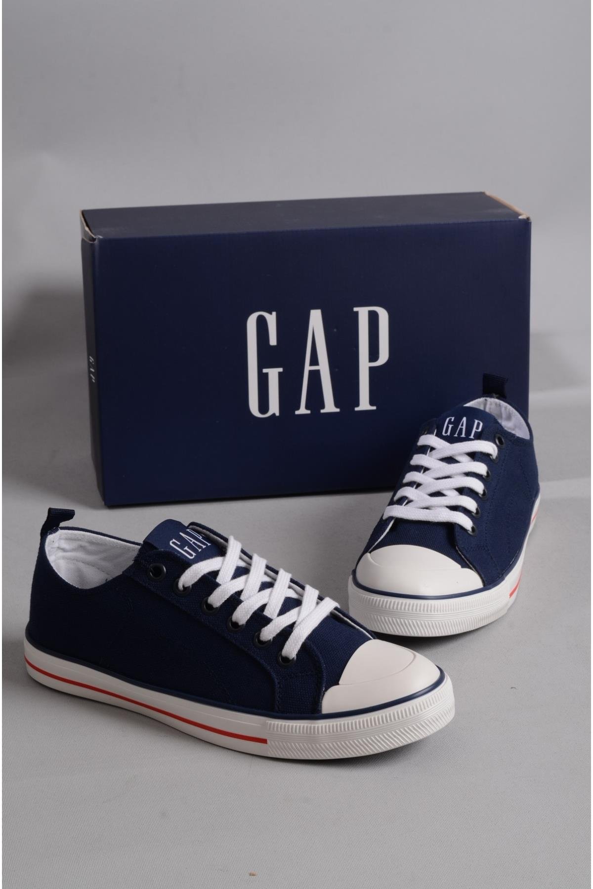 GAP HOUSTON MID GP1014  KETEN SNEAKERS AYAKKABI LACİVERT