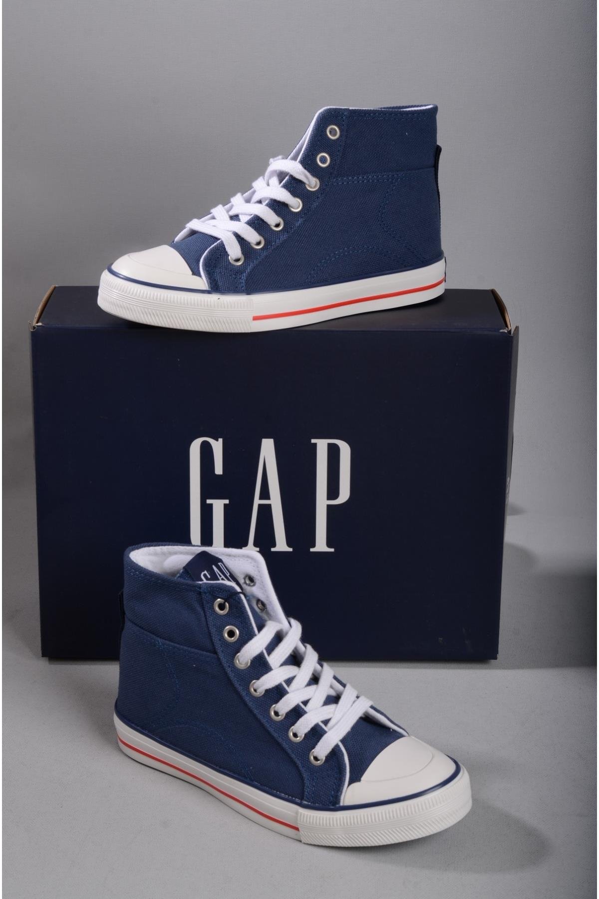 GAP HOUSTON MID GP1018  KETEN SNEAKERS AYAKKABI LACİVERT