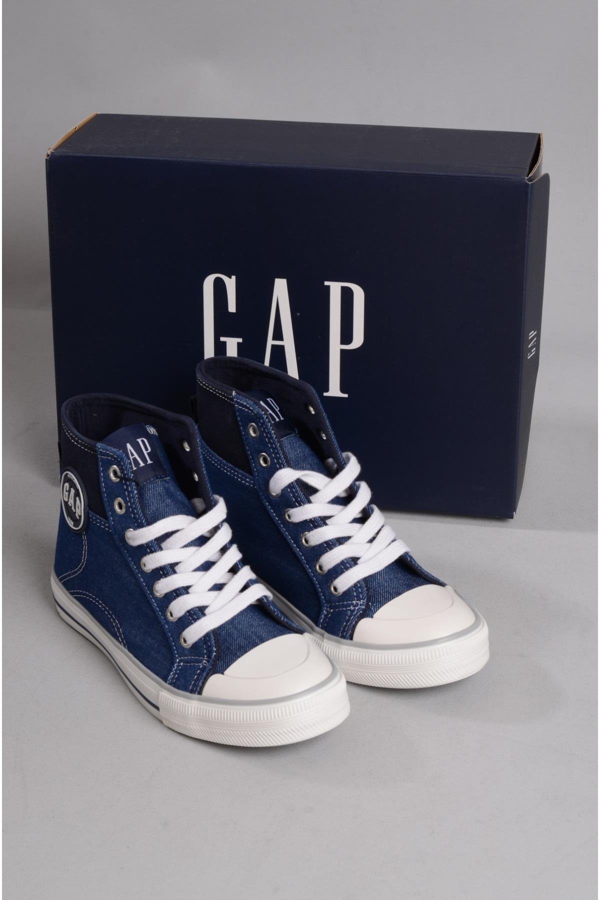 GAP HOUSTON MID GP1026  KETEN SNEAKERS AYAKKABI KOT LACİVERT