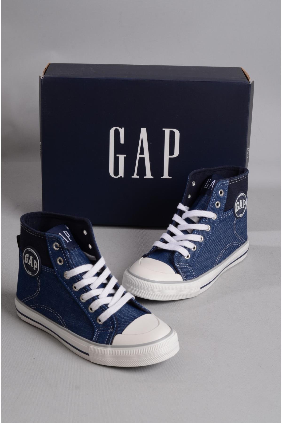 GAP HOUSTON MID GP1026  KETEN SNEAKERS AYAKKABI KOT LACİVERT