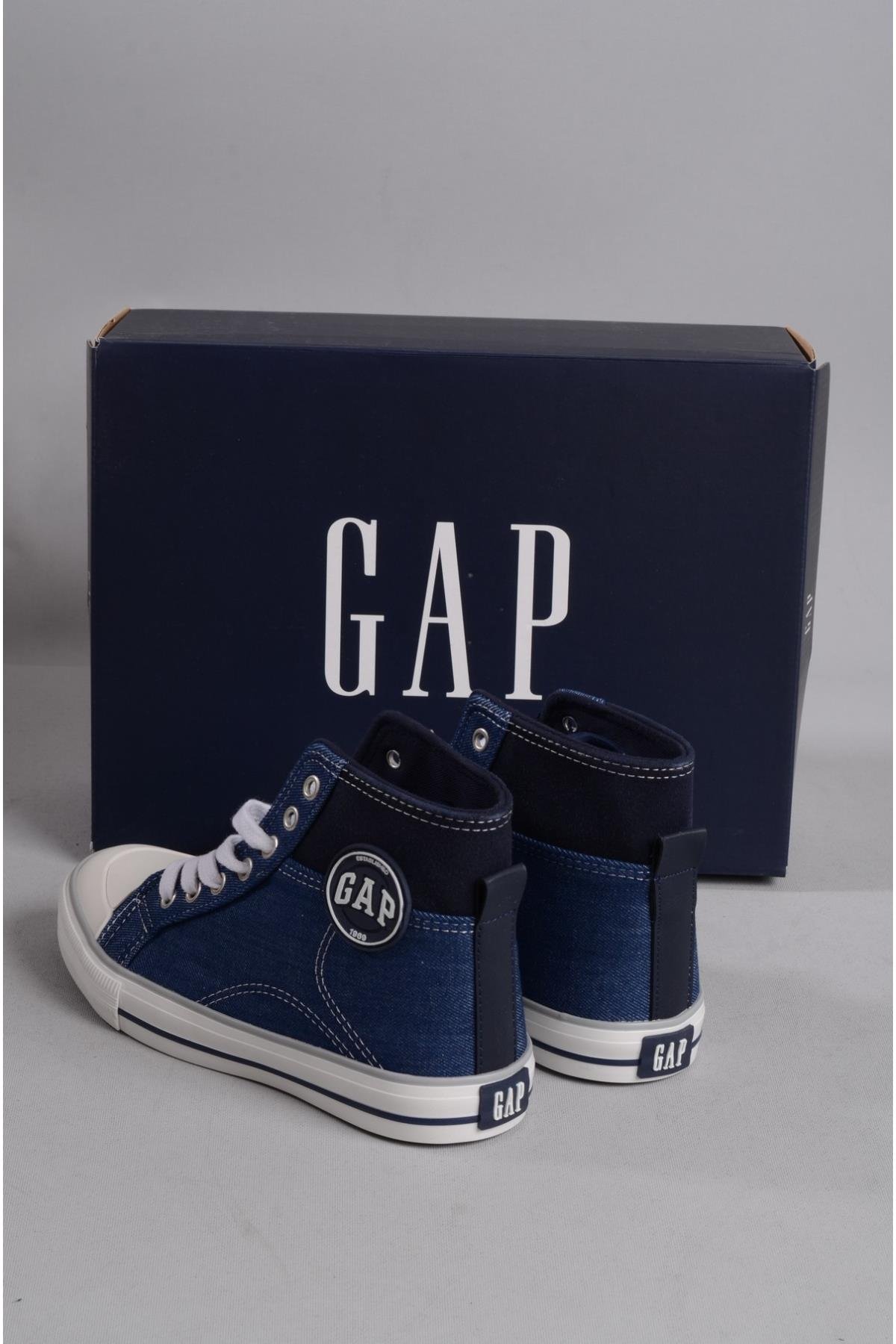 GAP HOUSTON MID GP1026  KETEN SNEAKERS AYAKKABI KOT LACİVERT