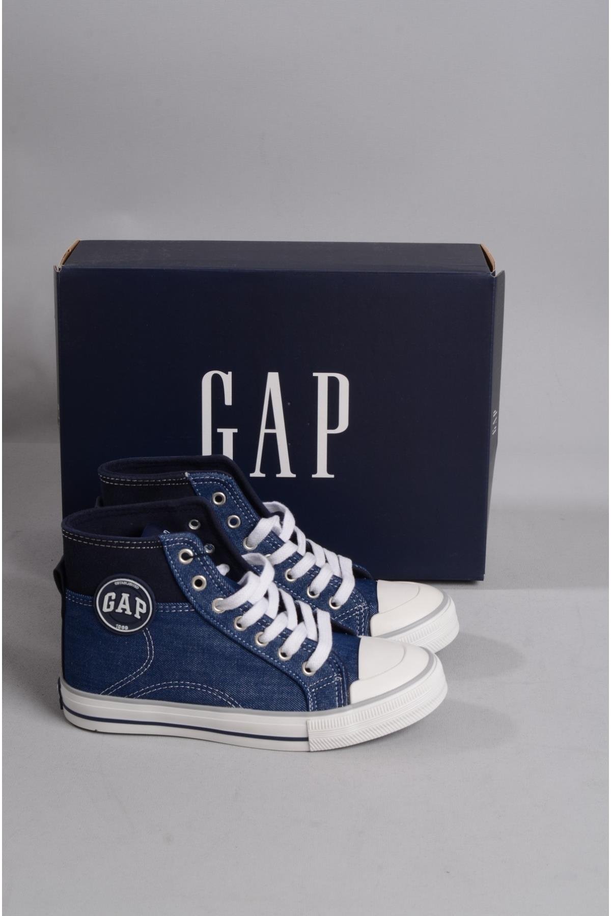 GAP HOUSTON MID GP1026  KETEN SNEAKERS AYAKKABI KOT LACİVERT
