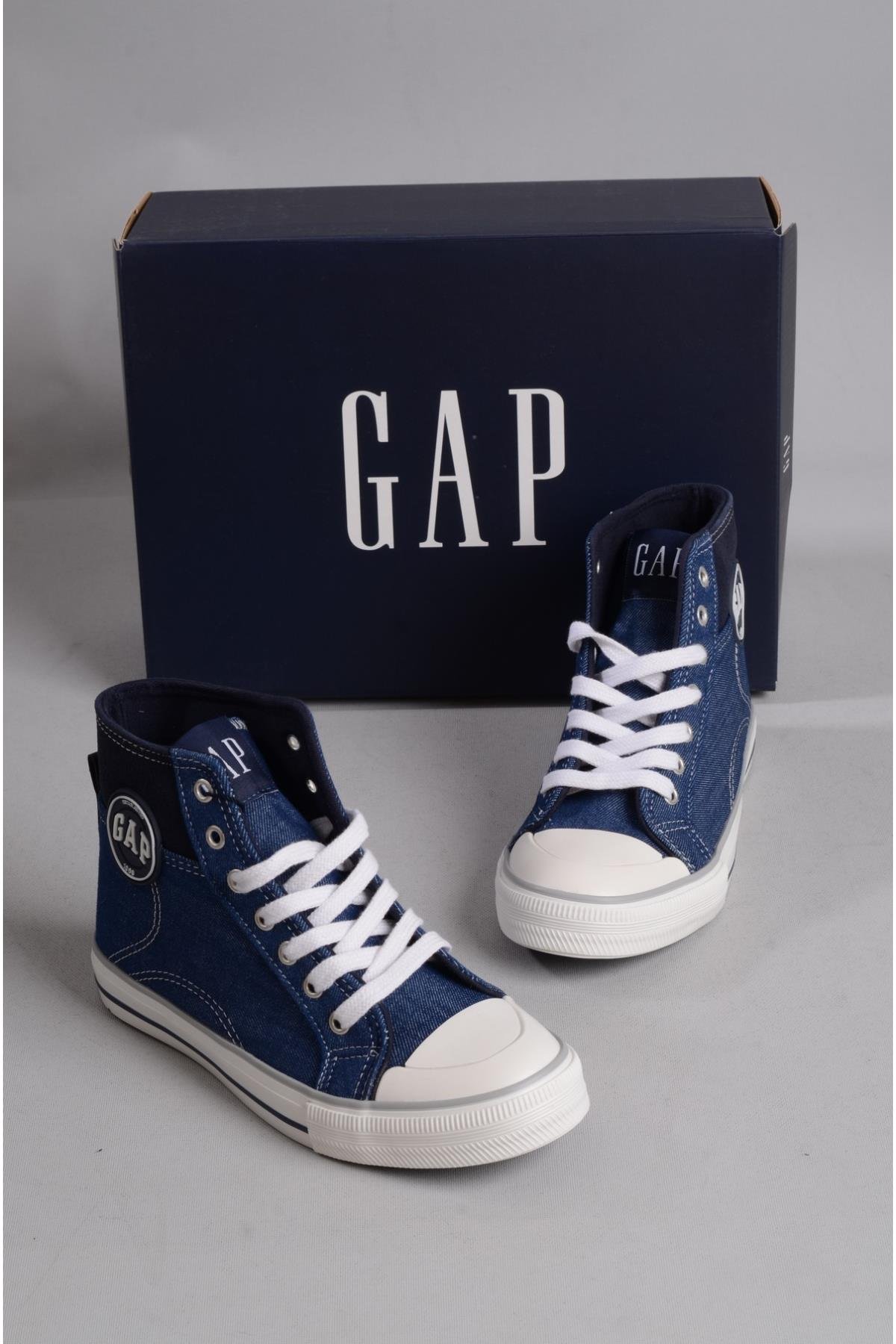 GAP HOUSTON MID GP1026  KETEN SNEAKERS AYAKKABI KOT LACİVERT