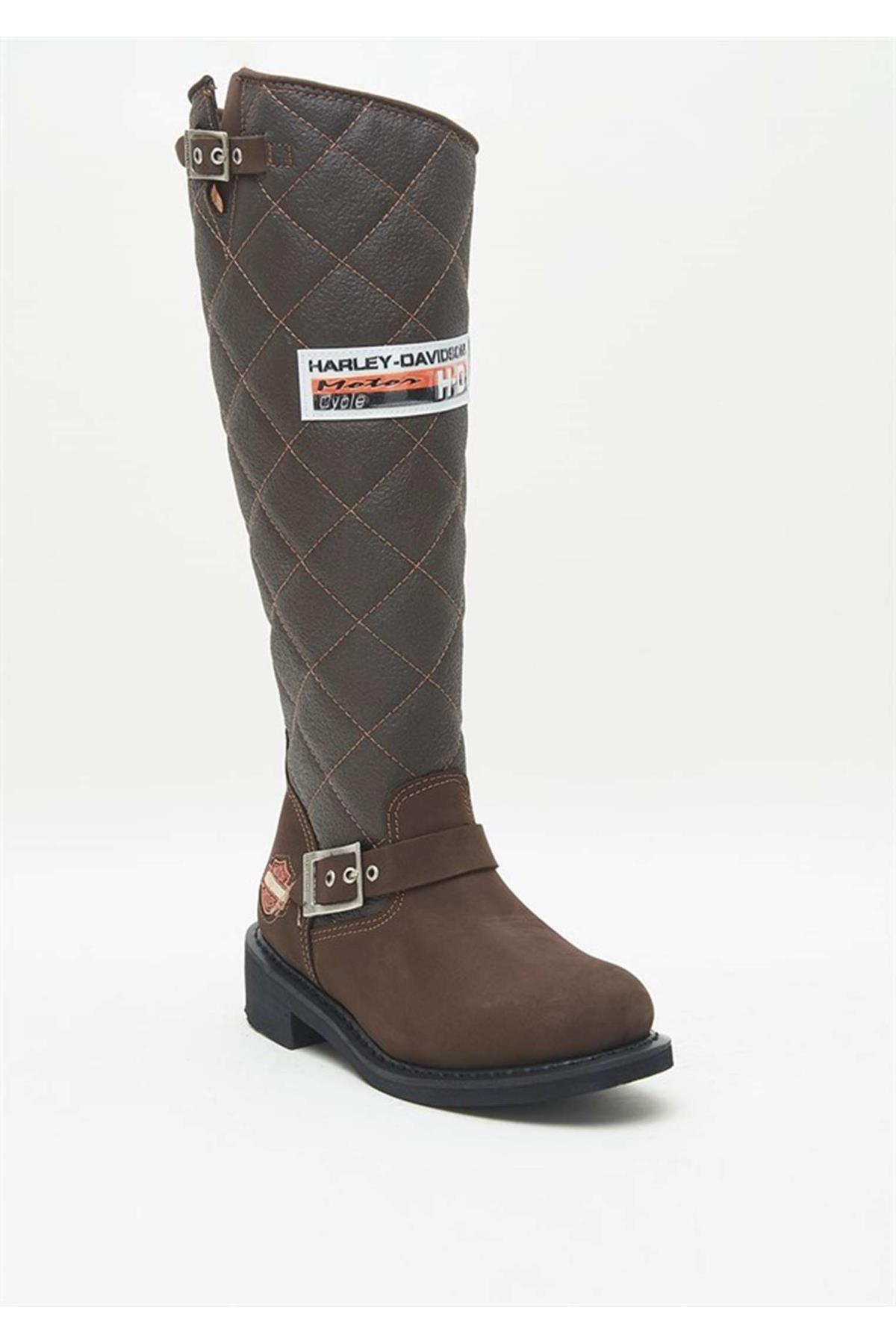 Harley Davidson 025G100074 Laconia/hi/646 Bayan  Çizme Koyu Kahve