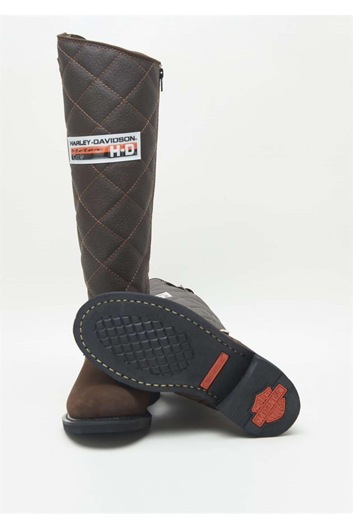 Harley Davidson 025G100074 Laconia/hi/646 Bayan  Çizme Koyu Kahve
