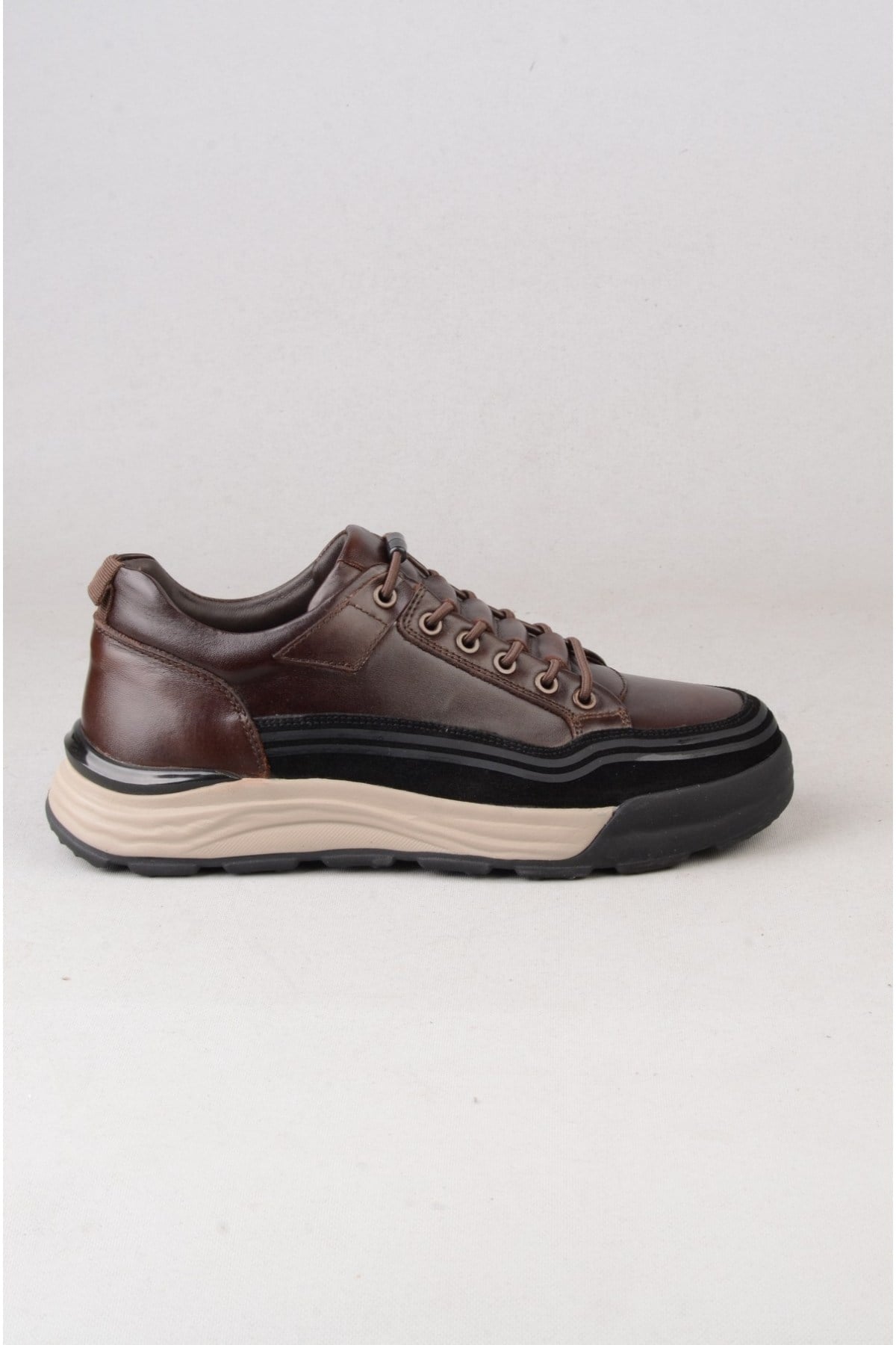 KMC 6K3767 HAKİKİ DERİ CASUAL ERKEK AYAKKABI KAHVE
