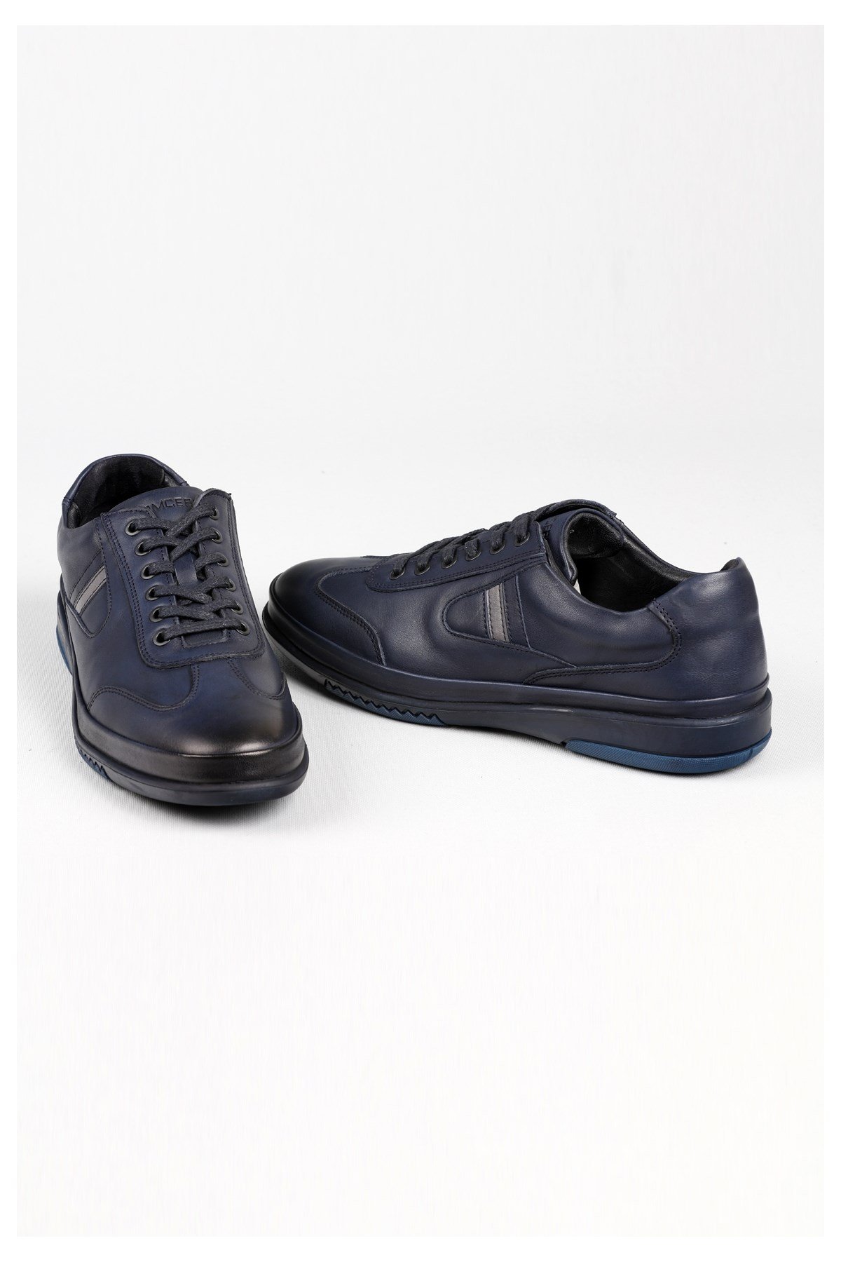 Kmc 9374 Hakiki Deri Erkek Ayakkabi Lacivert