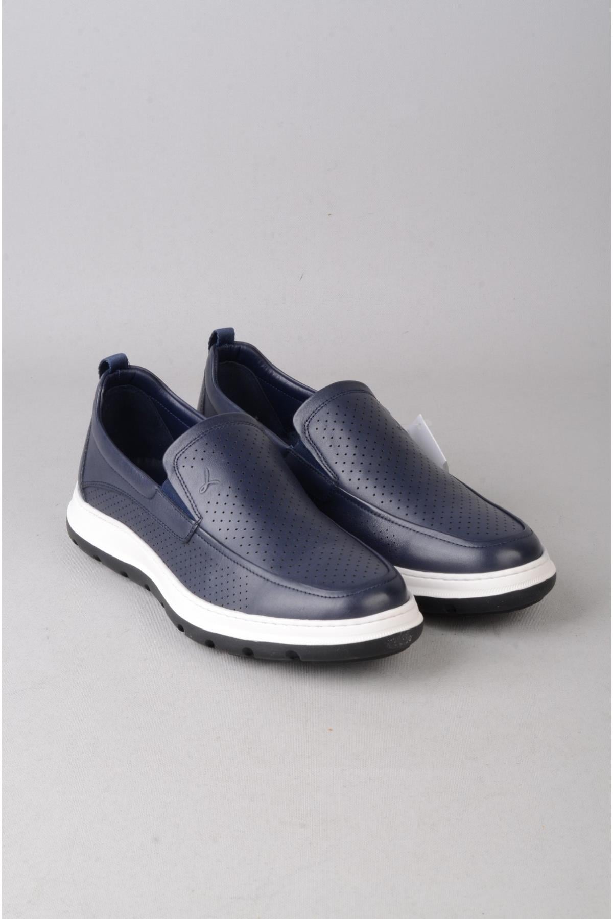 LİBERO L5493 HAKİKİ DERİ CASUAL ERKEK AYAKKABI LACİ-BEYAZ